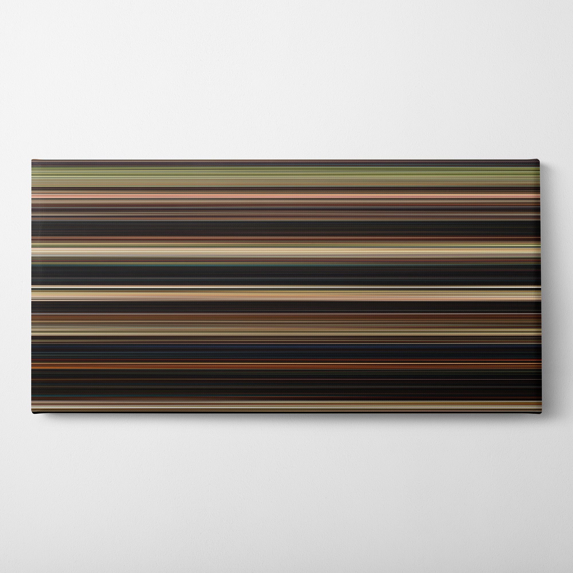 Bumblebee (2018) CineSpectrum Color Spectrum Canvas Print - Horizontal on Wall