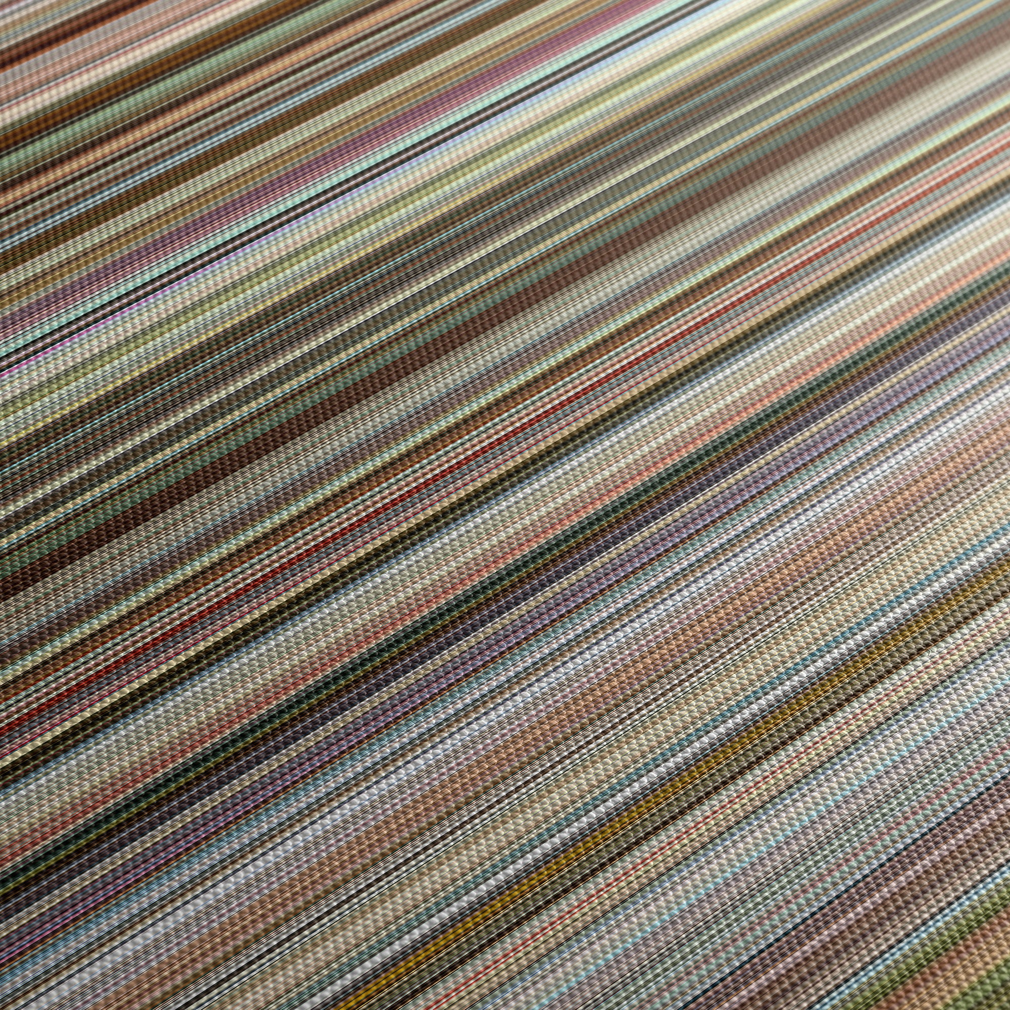 Capernaum (2018) CineSpectrum Color Spectrum Canvas Print - Close Up of Middle of Print