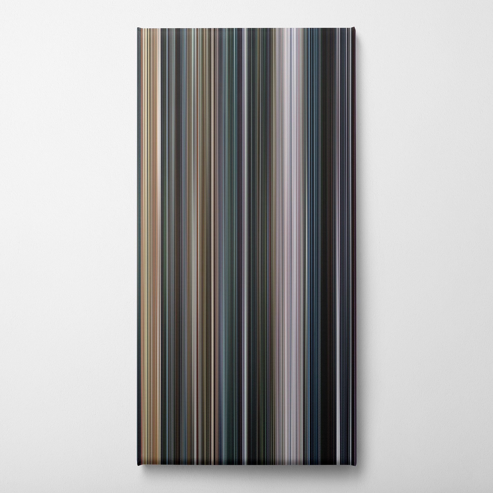 Captain America - Civil War (2016) CineSpectrum Color Spectrum Canvas Print - Vertical on Wall