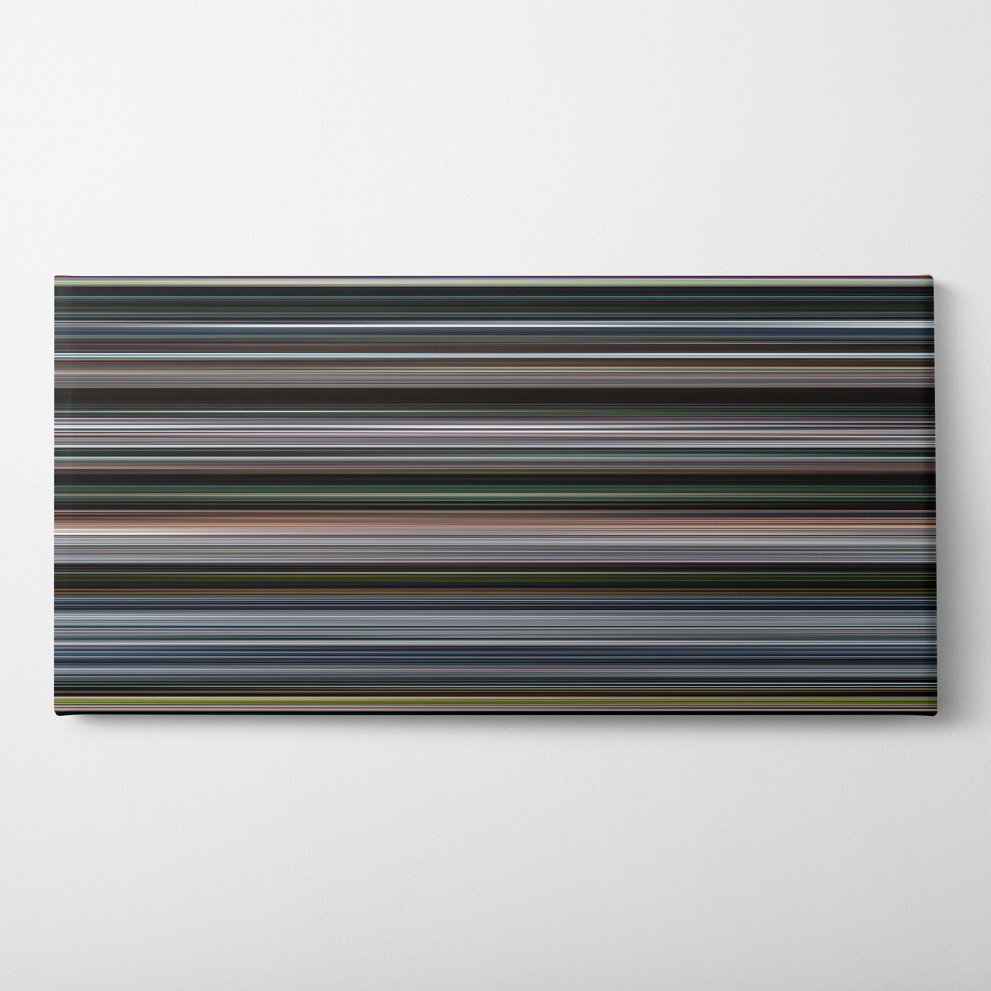 Captain America - The Winter Soldier (2014) CineSpectrum Color Spectrum Canvas Print - Horizontal on Wall