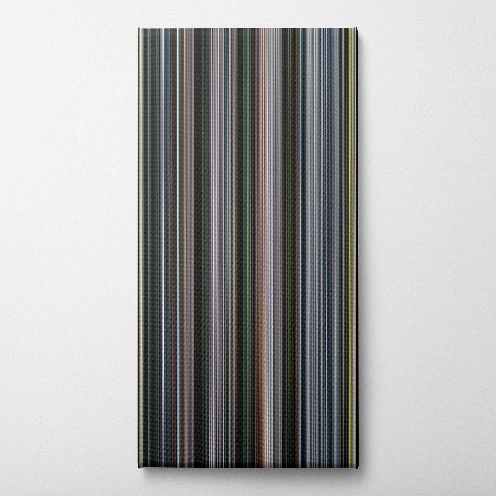 Captain America - The Winter Soldier (2014) CineSpectrum Color Spectrum Canvas Print - Vertical on Wall
