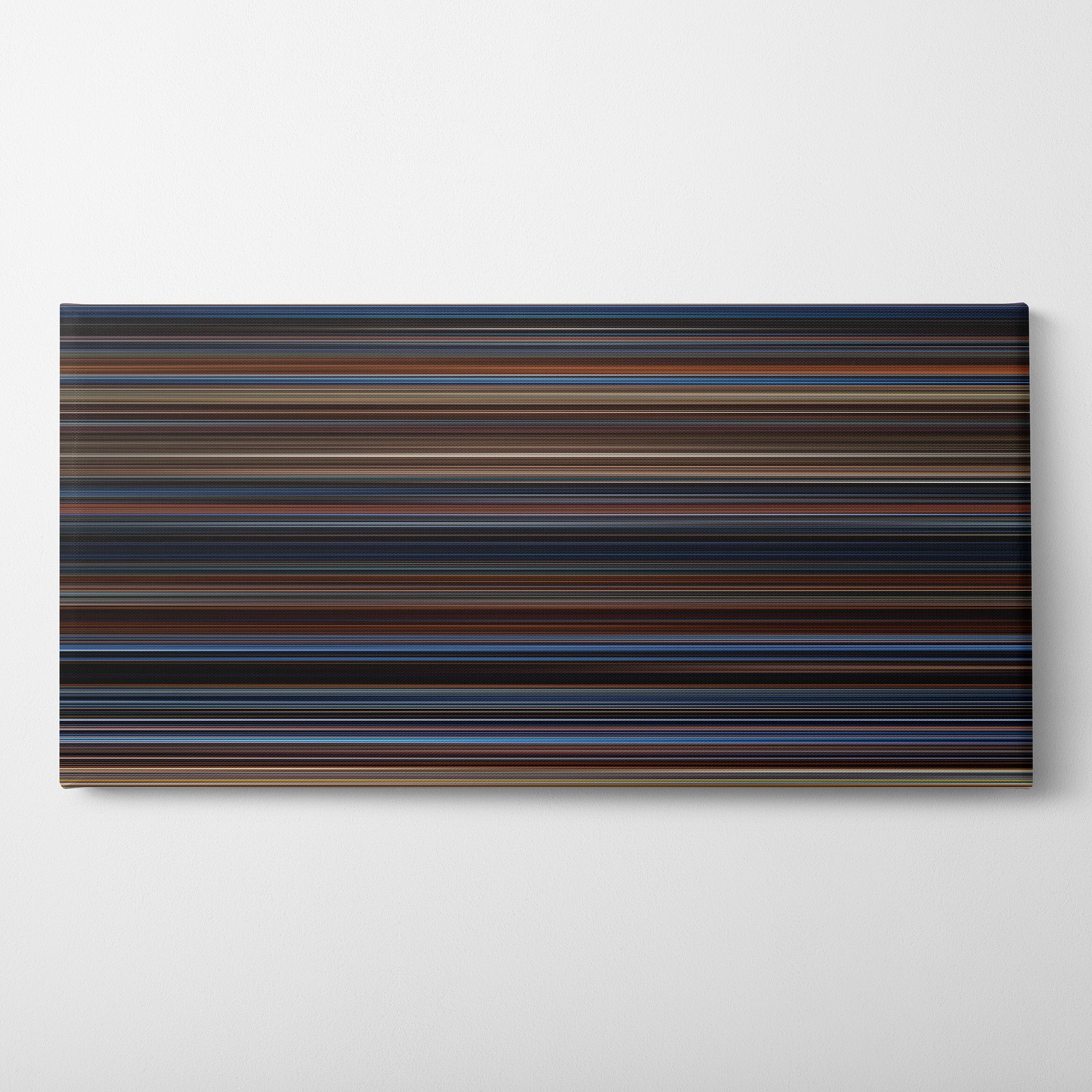 Captain America (2011) CineSpectrum Color Spectrum Canvas Print - Horizontal on Wall