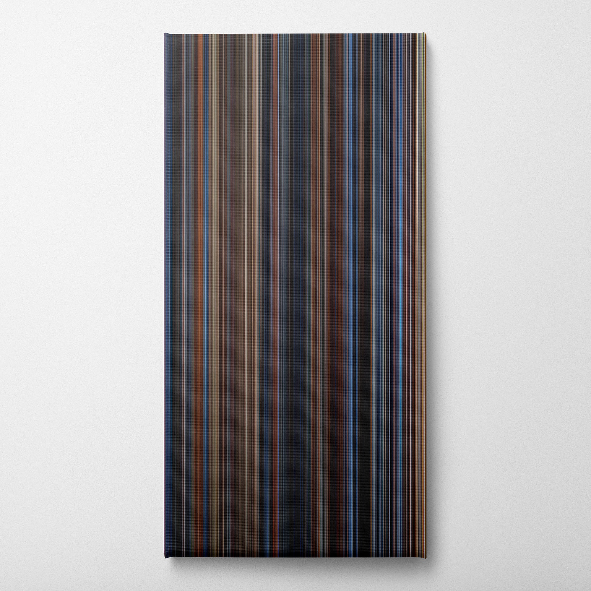 Captain America (2011) CineSpectrum Color Spectrum Canvas Print - Vertical on Wall