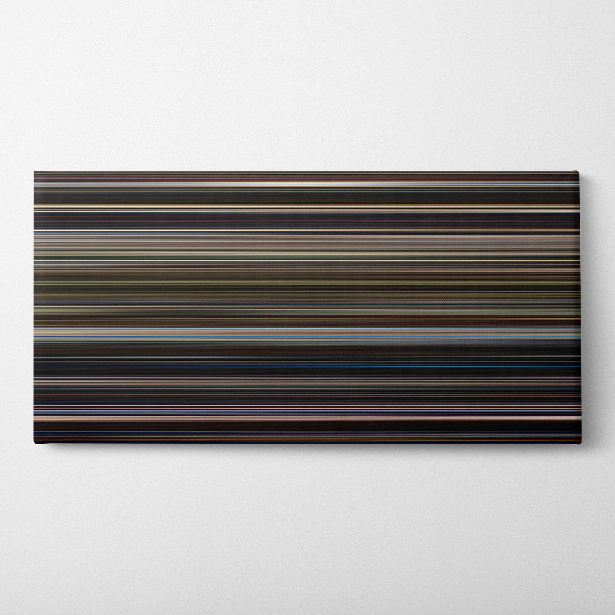 Captain Marvel (2019) CineSpectrum Color Spectrum Canvas Print - Horizontal on Wall