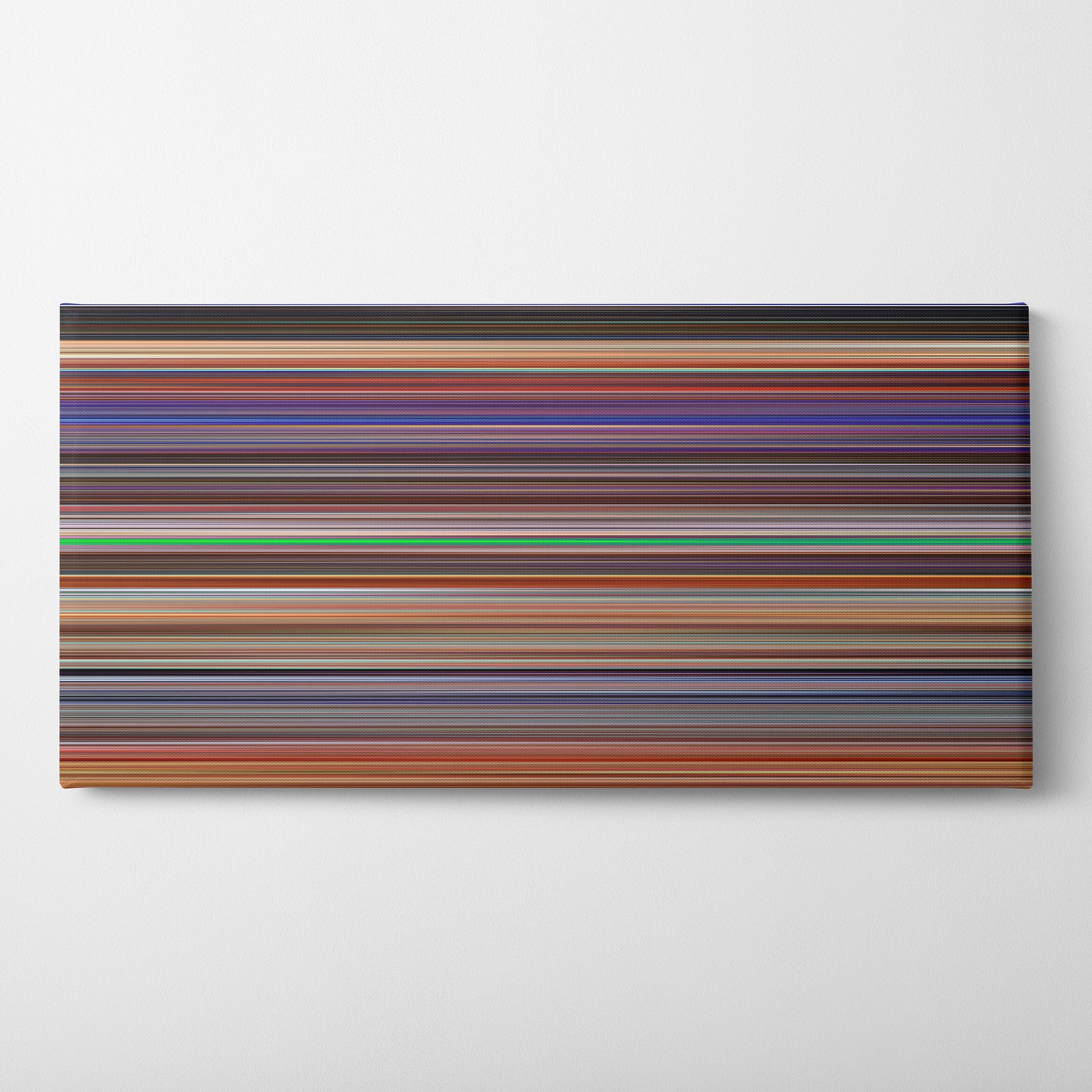 Cars 2 (2011) CineSpectrum Color Spectrum Canvas Print - Horizontal on Wall