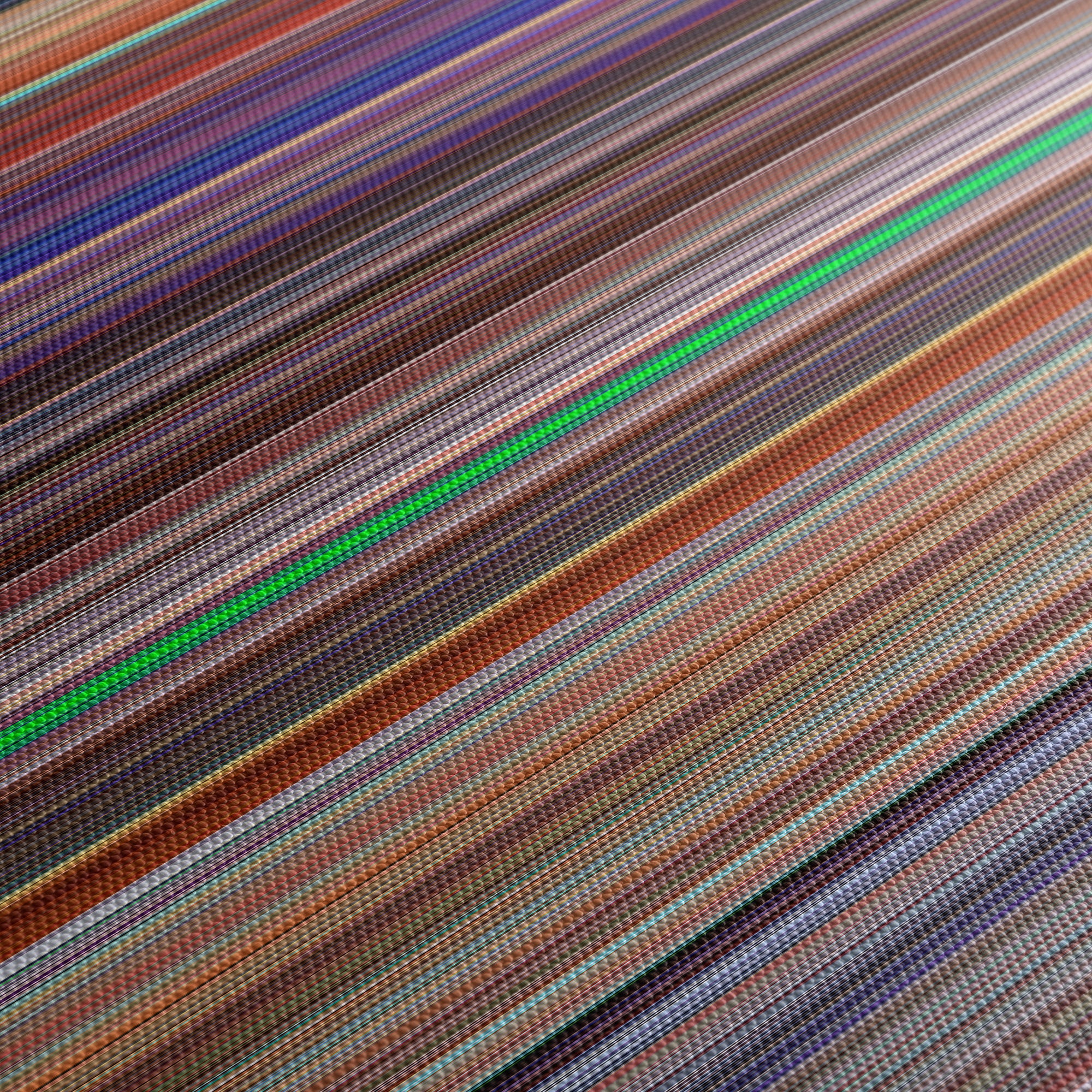 Cars 2 (2011) CineSpectrum Color Spectrum Canvas Print - Close Up of Middle of Print