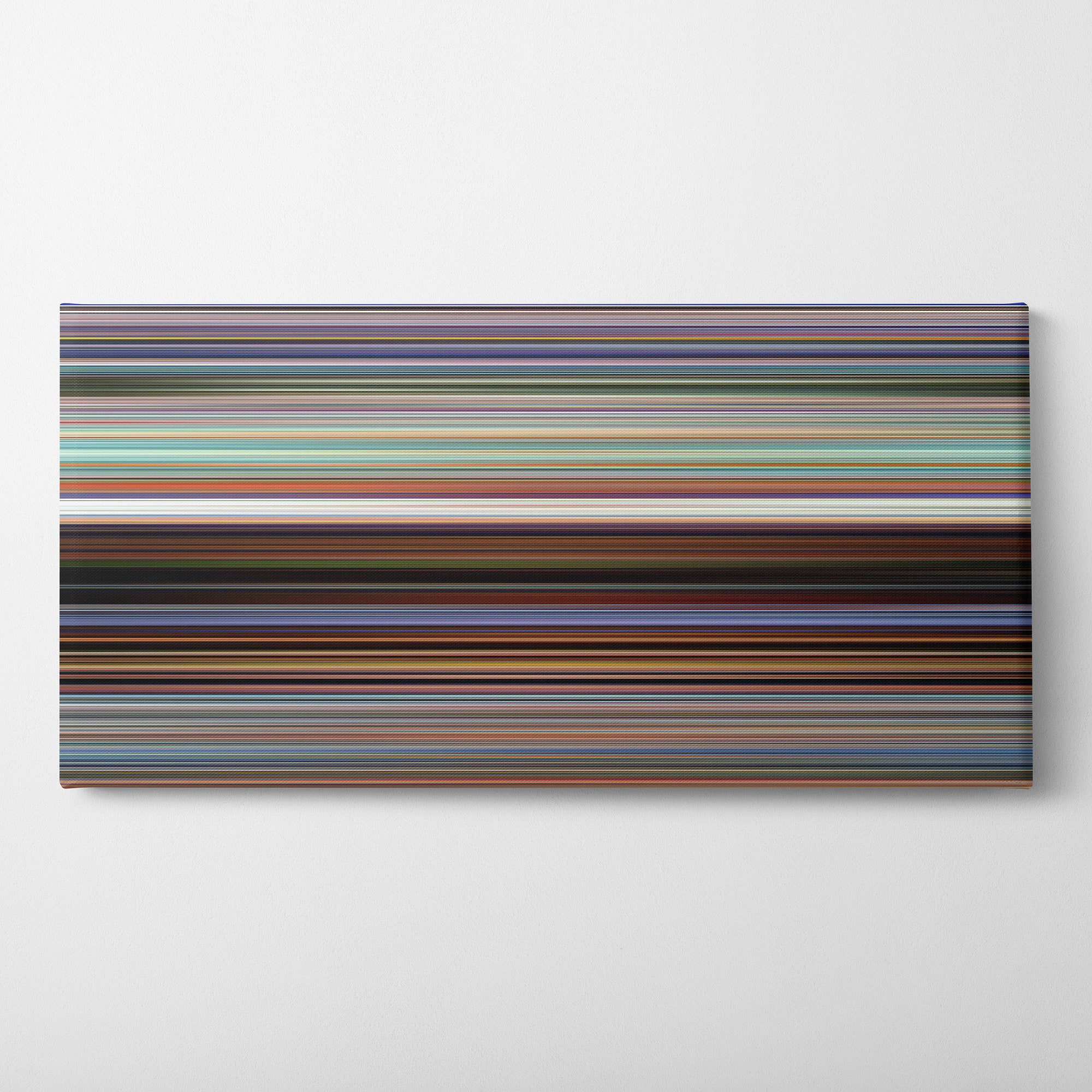 Cars 3 (2017) CineSpectrum Color Spectrum Canvas Print - Horizontal on Wall