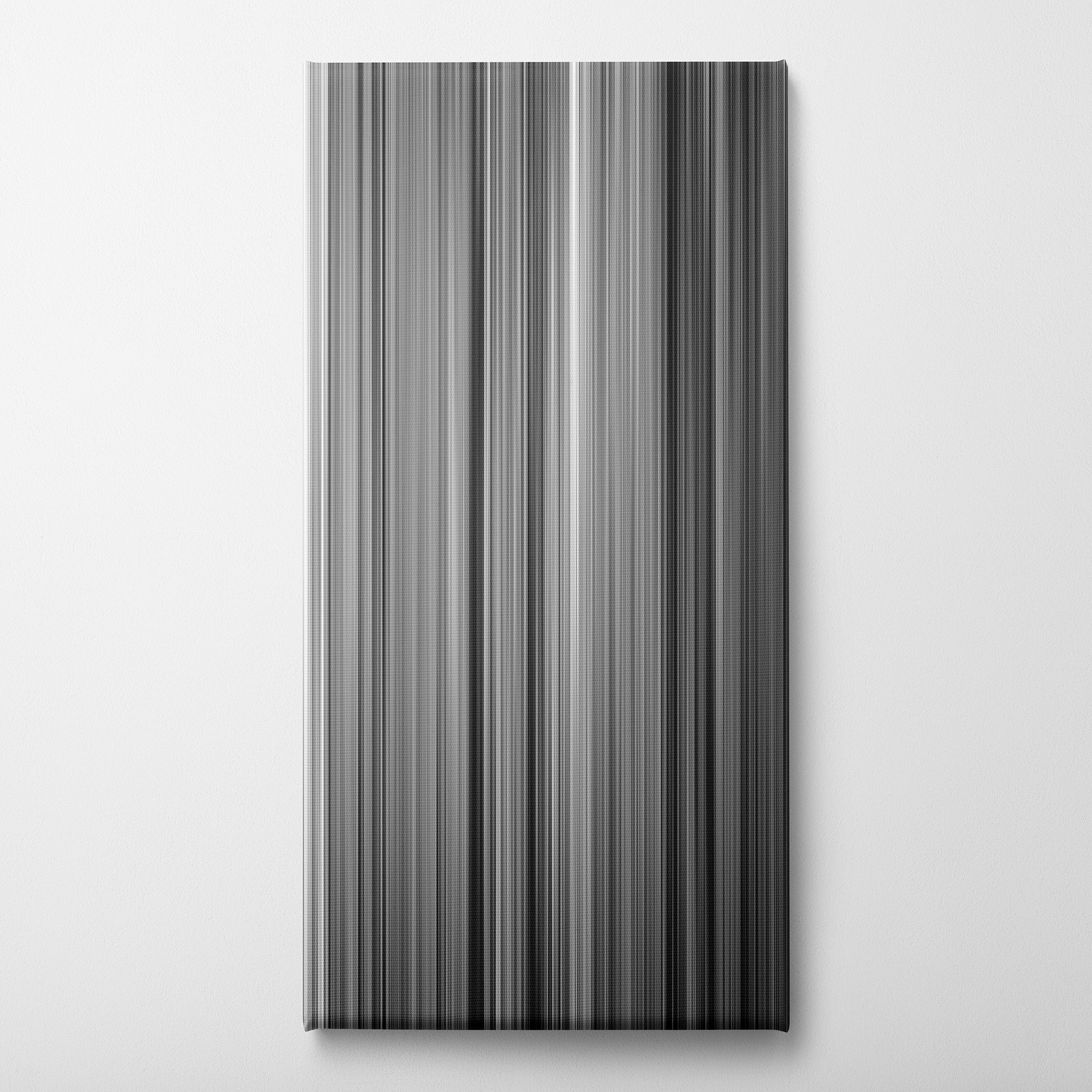 Casablanca (1942) CineSpectrum Color Spectrum Canvas Print - Vertical on Wall