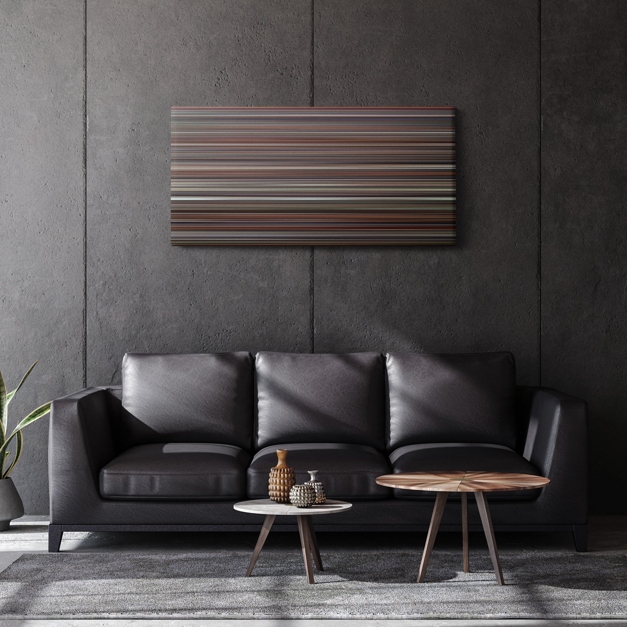 Casino (1995) CineSpectrum Color Spectrum Canvas Print - Hanging Horizontal on Wall in Room