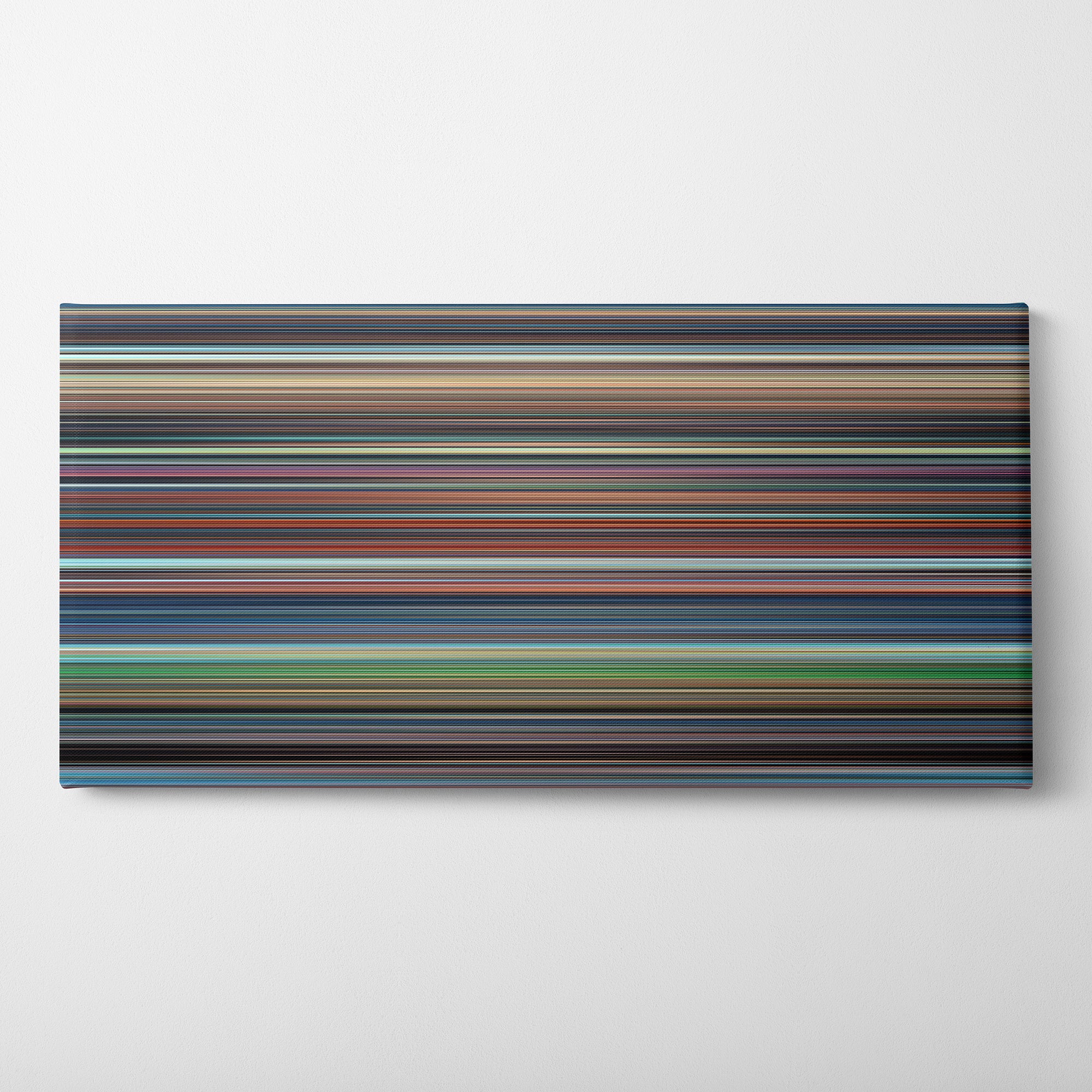 Castle in the Sky (1986) CineSpectrum Color Spectrum Canvas Print - Horizontal on Wall