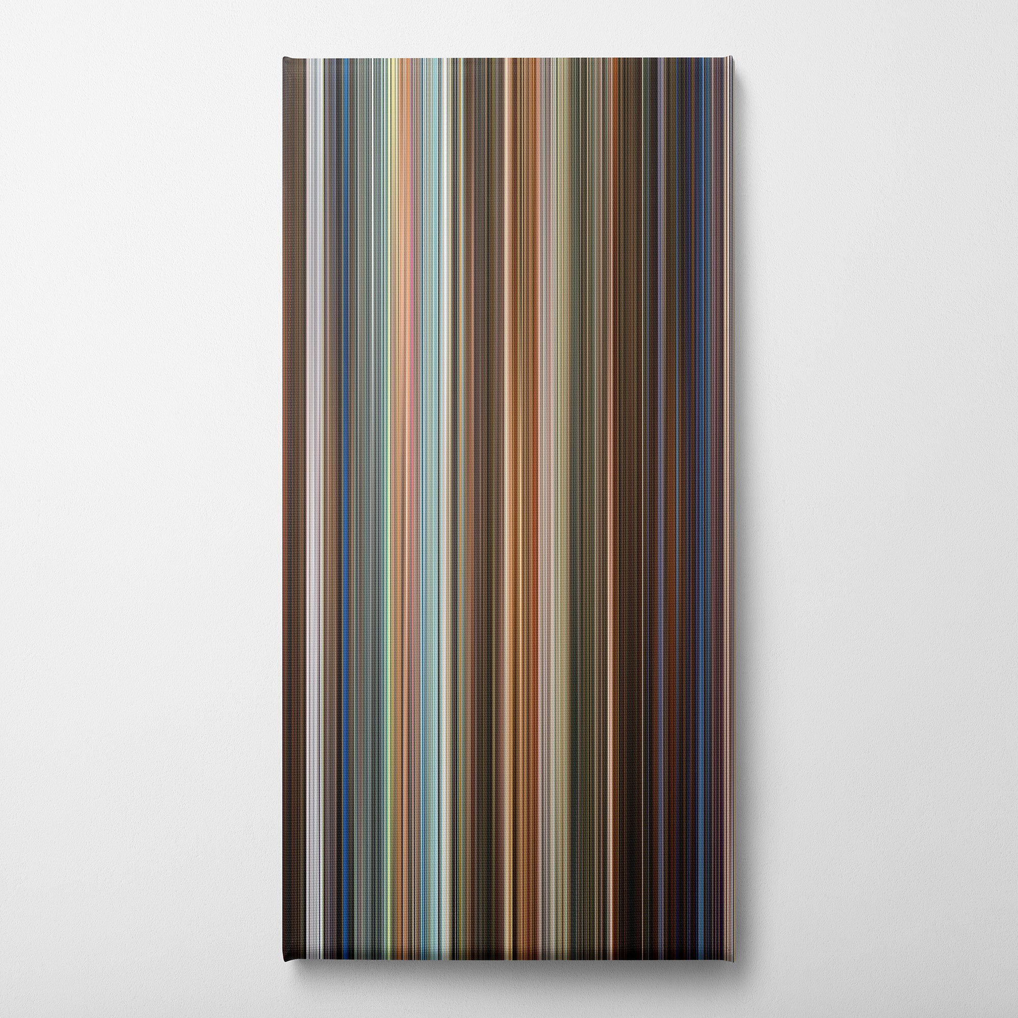 Charlie's Angels (2019) CineSpectrum Color Spectrum Canvas Print - Vertical on Wall