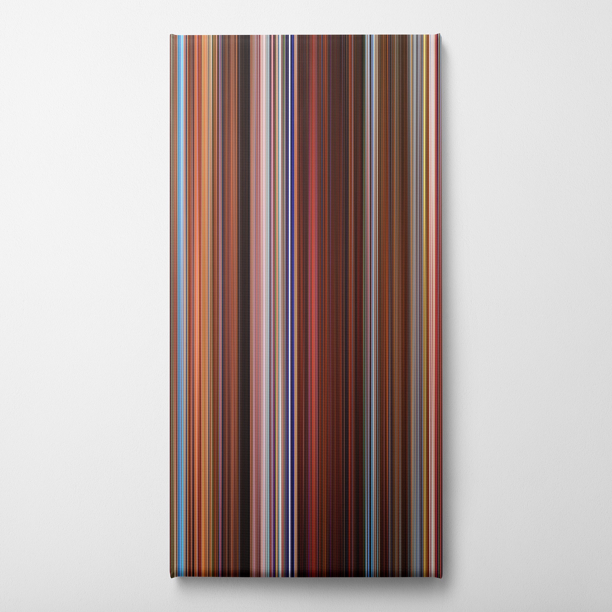 Charlies Angels (2000) CineSpectrum Color Spectrum Canvas Print - Vertical on Wall