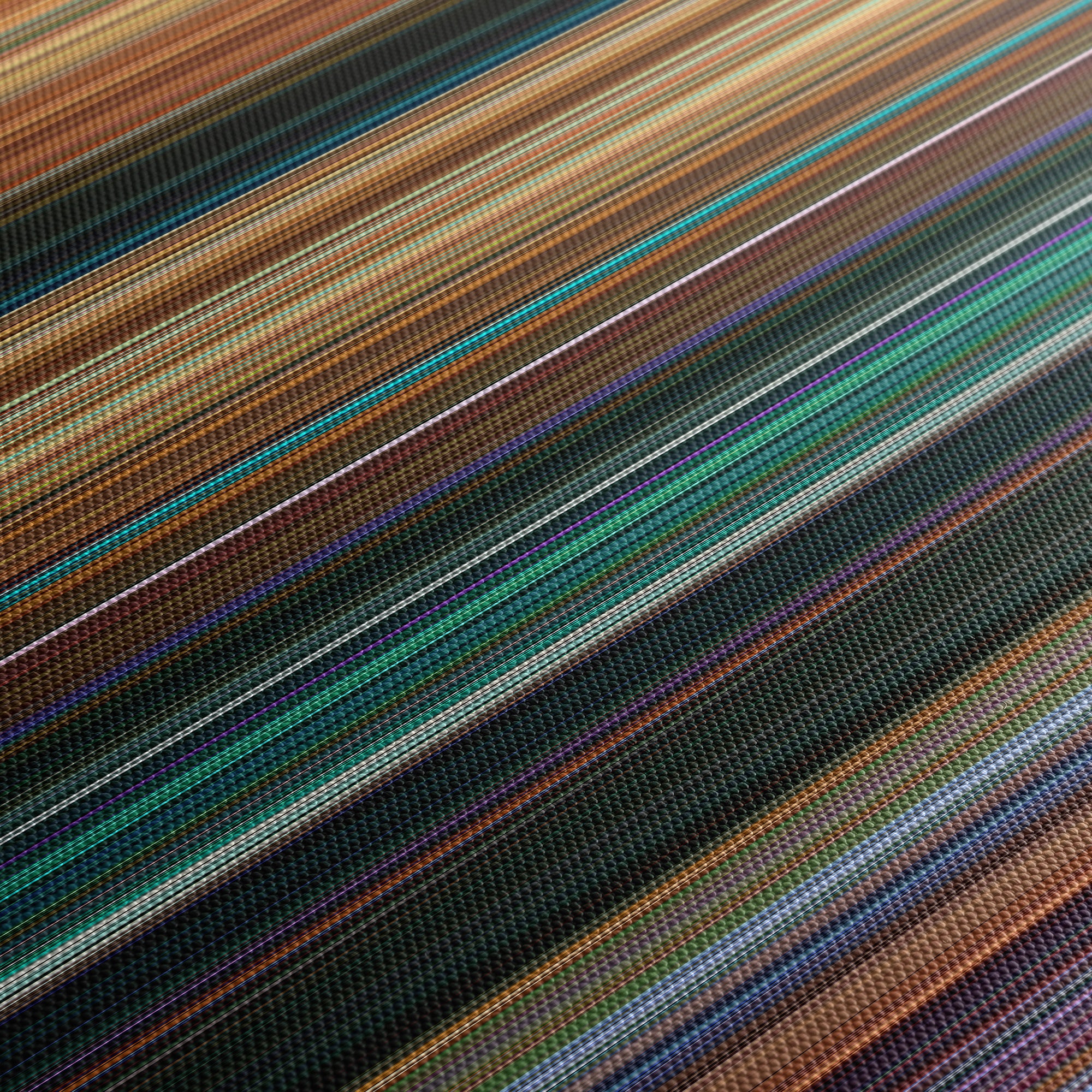 Chicken Little (2005) CineSpectrum Color Spectrum Canvas Print - Close Up of Middle of Print