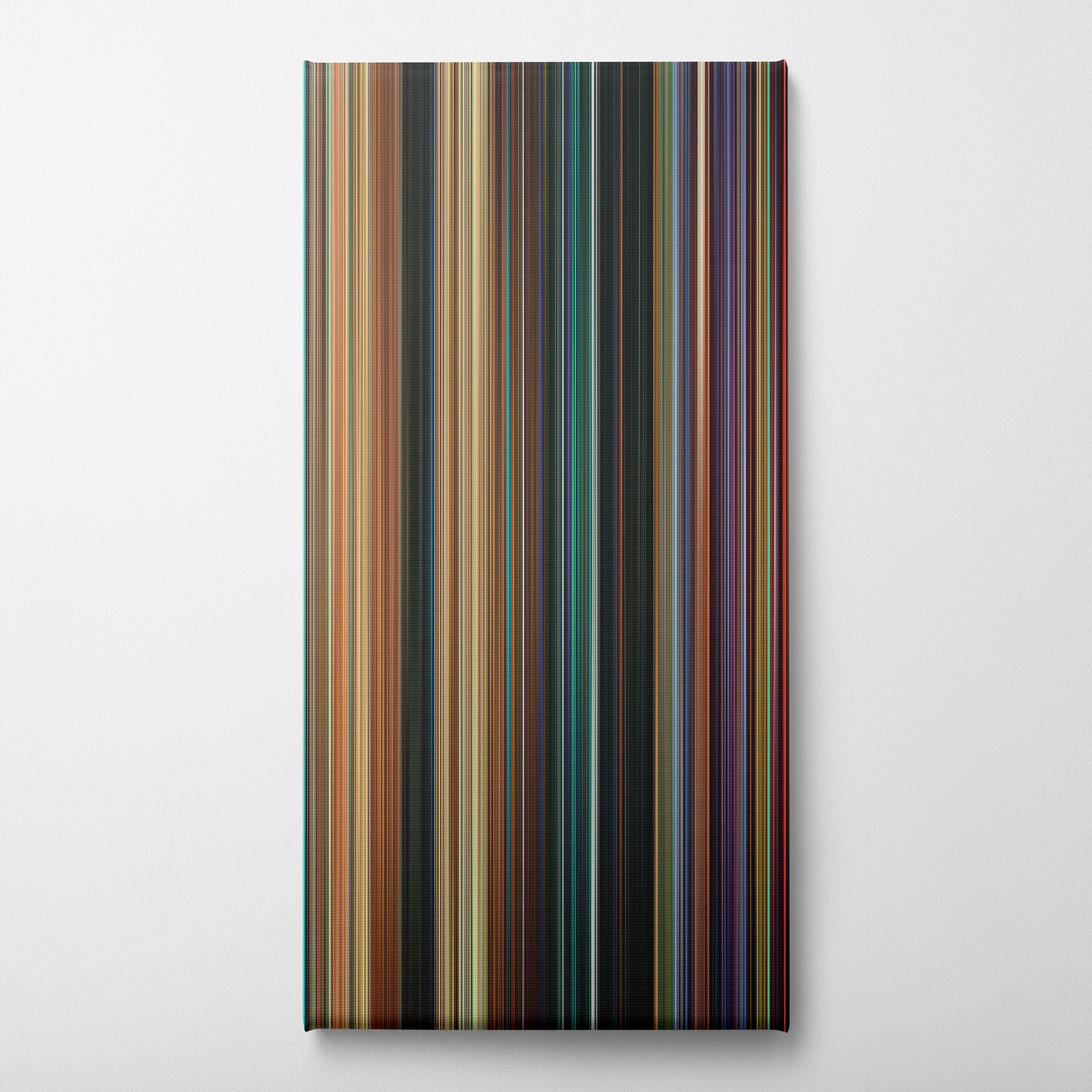 Chicken Little (2005) CineSpectrum Color Spectrum Canvas Print - Vertical on Wall