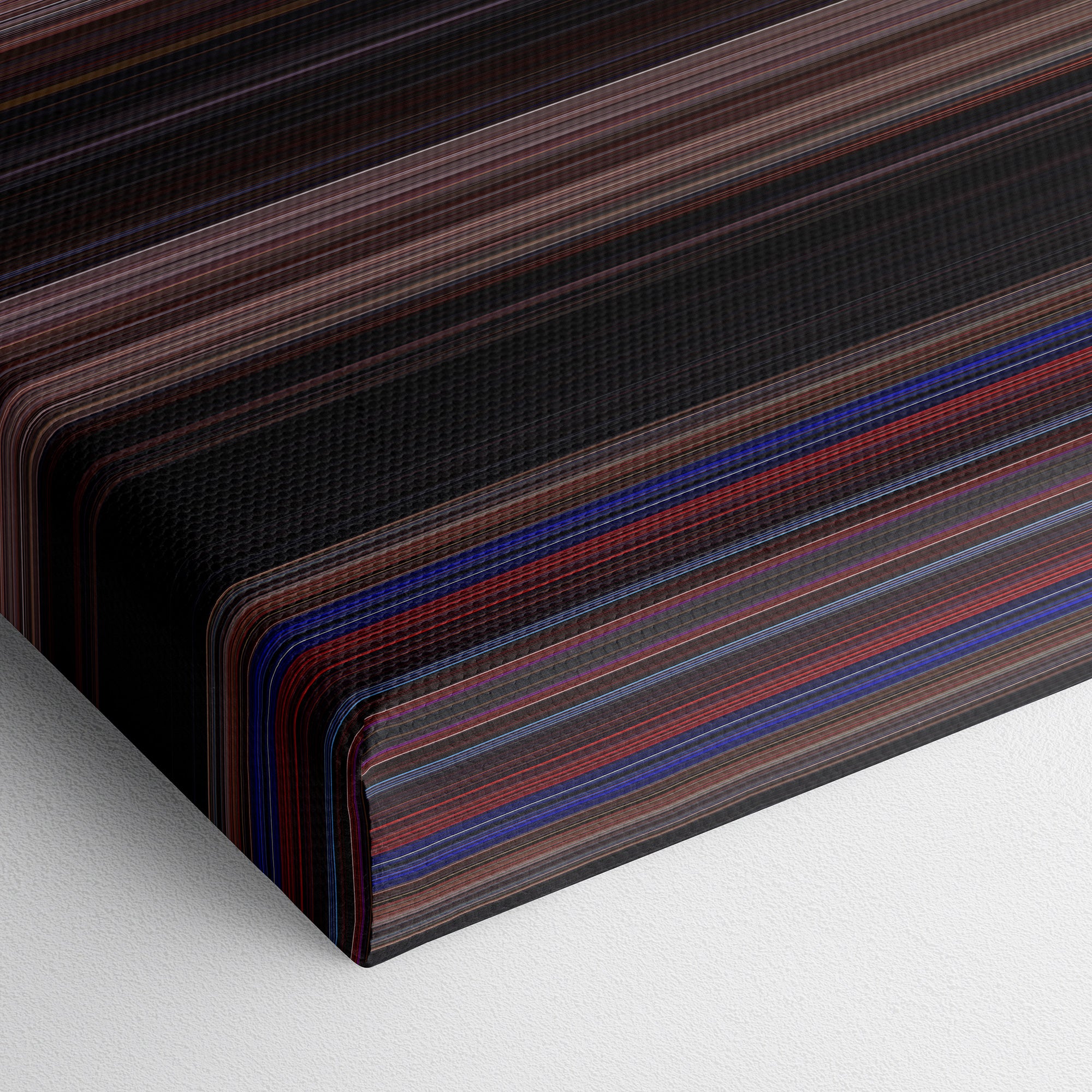 Child's Play 3 (1991) CineSpectrum Color Spectrum Canvas Print - Close Up of Bottom of Print