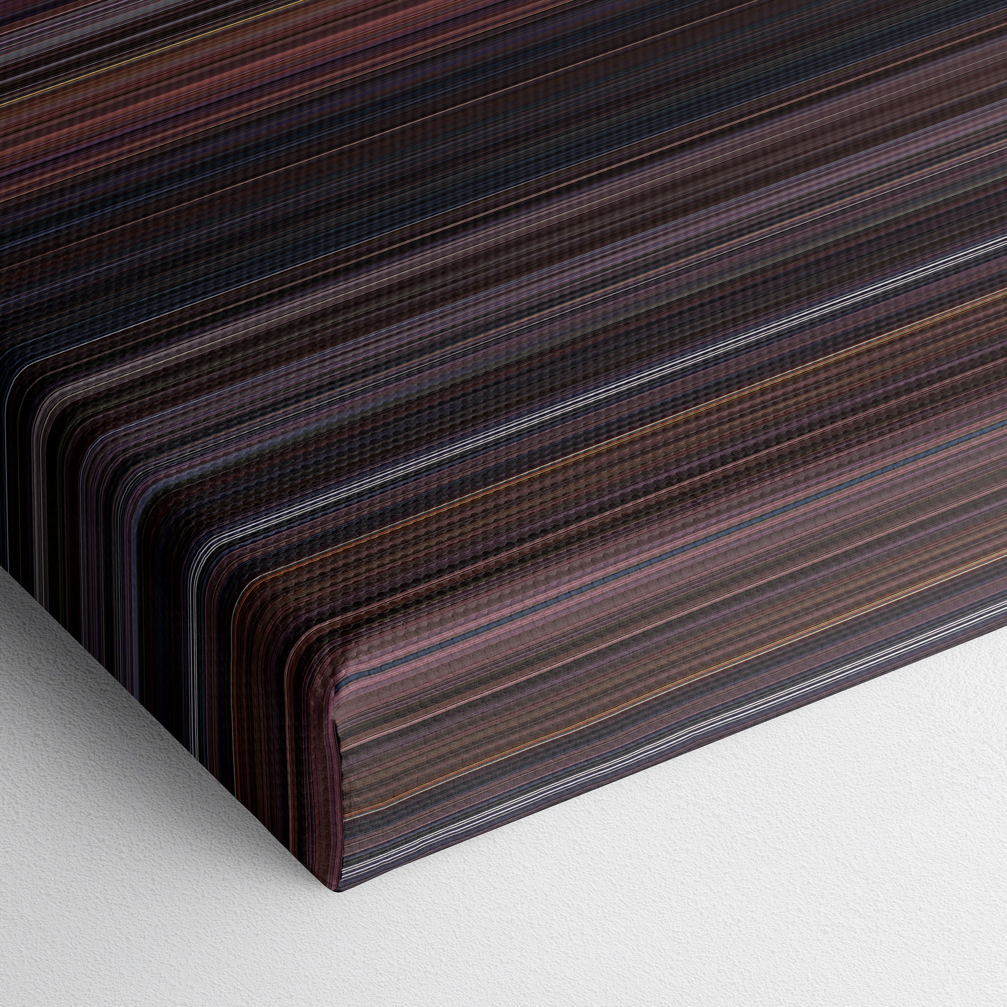 Child's Play (1988) CineSpectrum Color Spectrum Canvas Print - Close Up of Bottom of Print