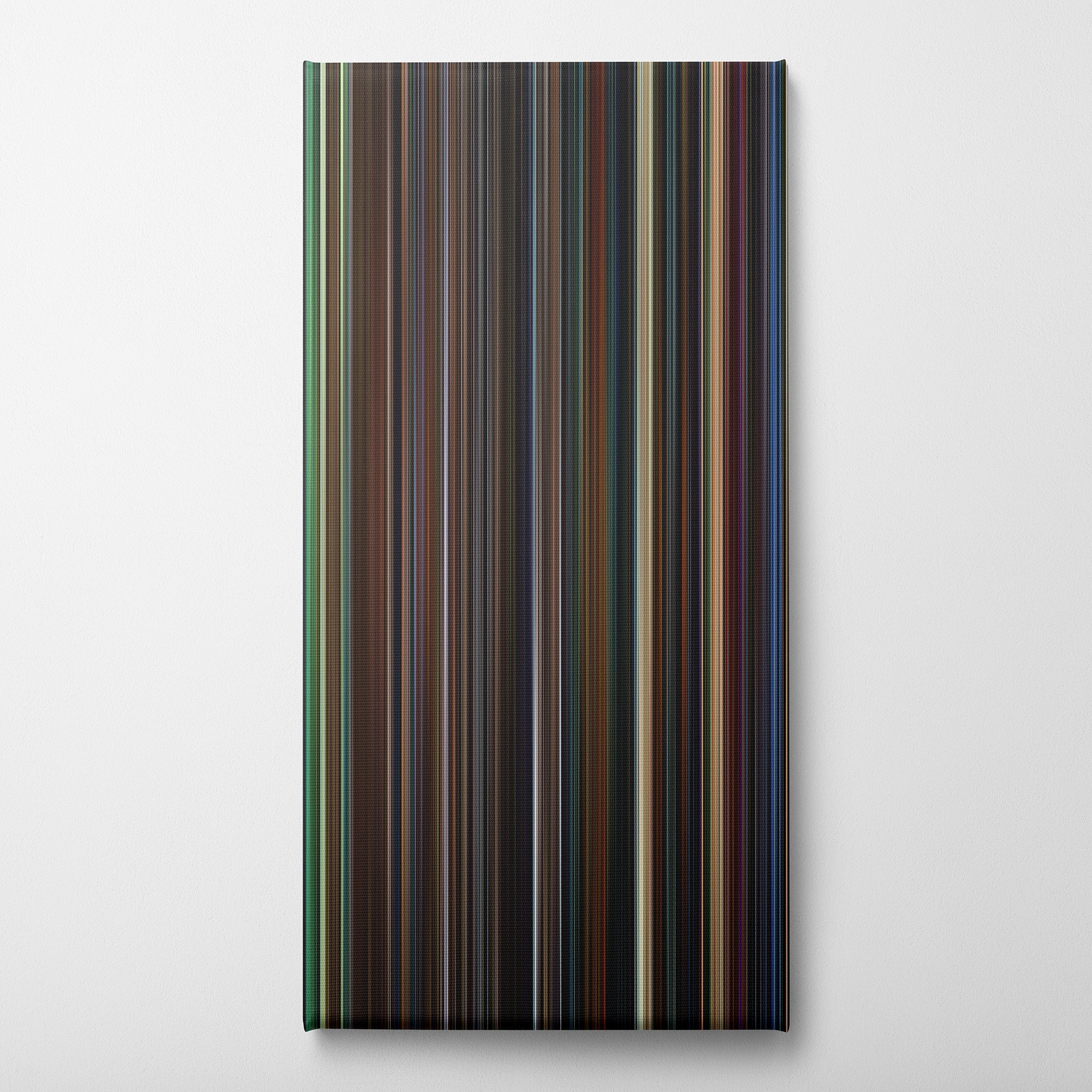 Child's Play (2019) CineSpectrum Color Spectrum Canvas Print - Vertical on Wall