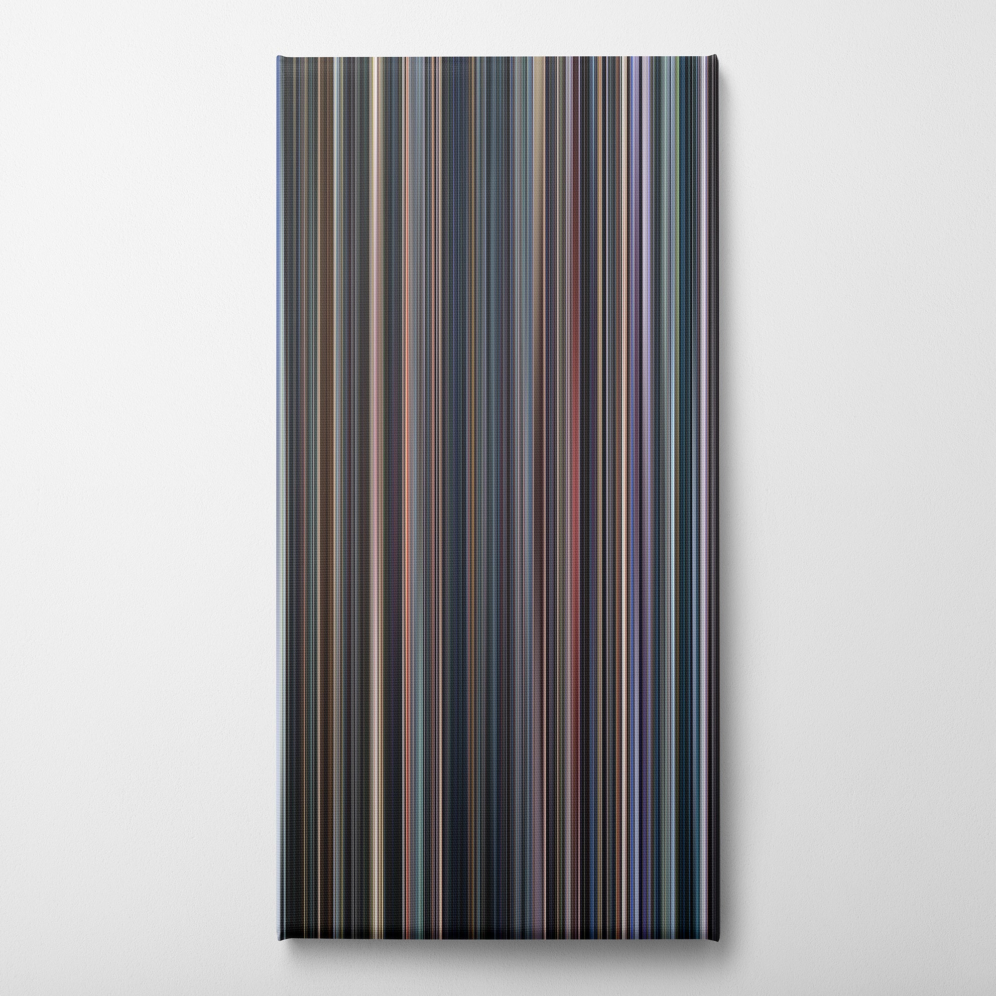 Cinema Paradiso (1988) CineSpectrum Color Spectrum Canvas Print - Vertical on Wall