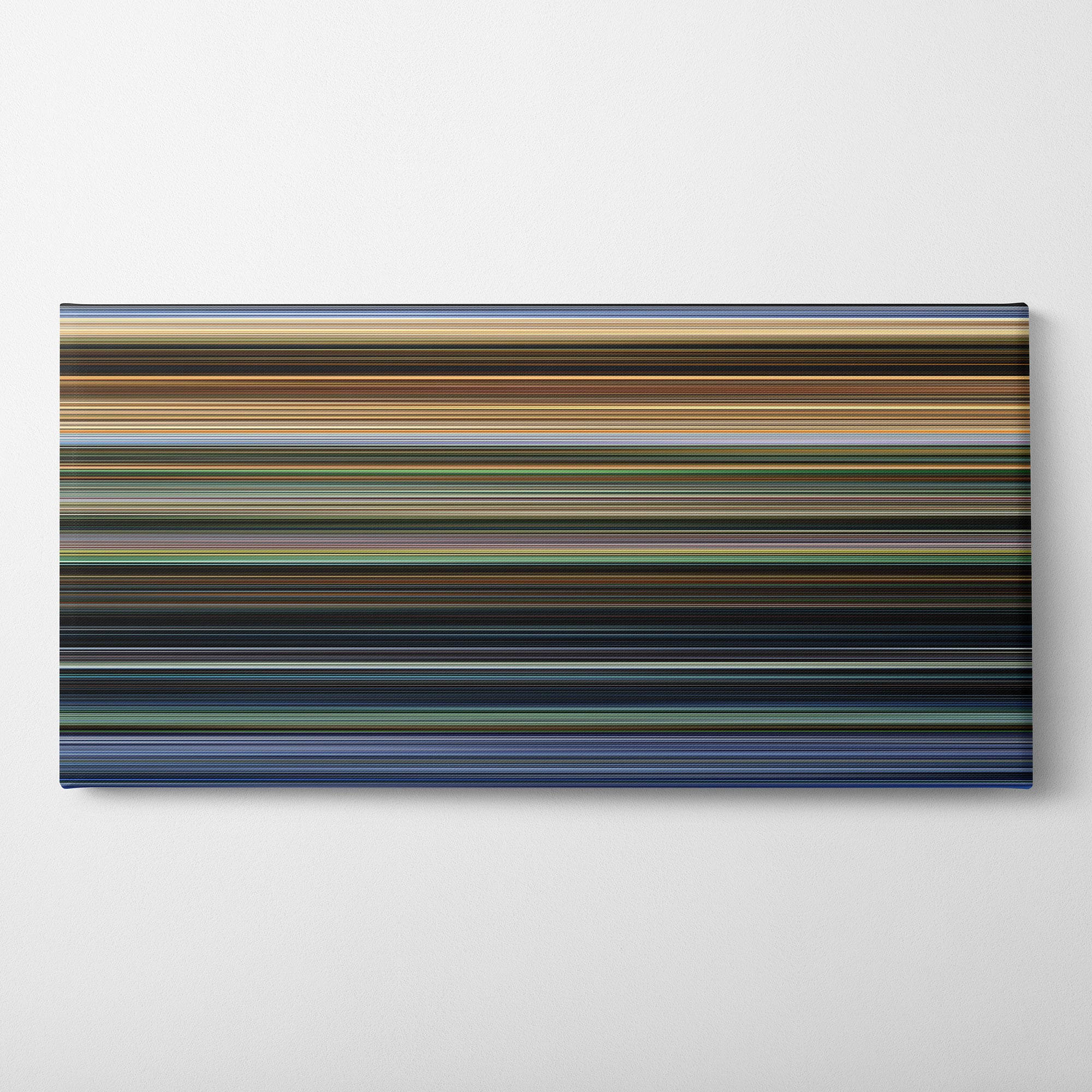 City of God (2002) CineSpectrum Color Spectrum Canvas Print - Horizontal on Wall