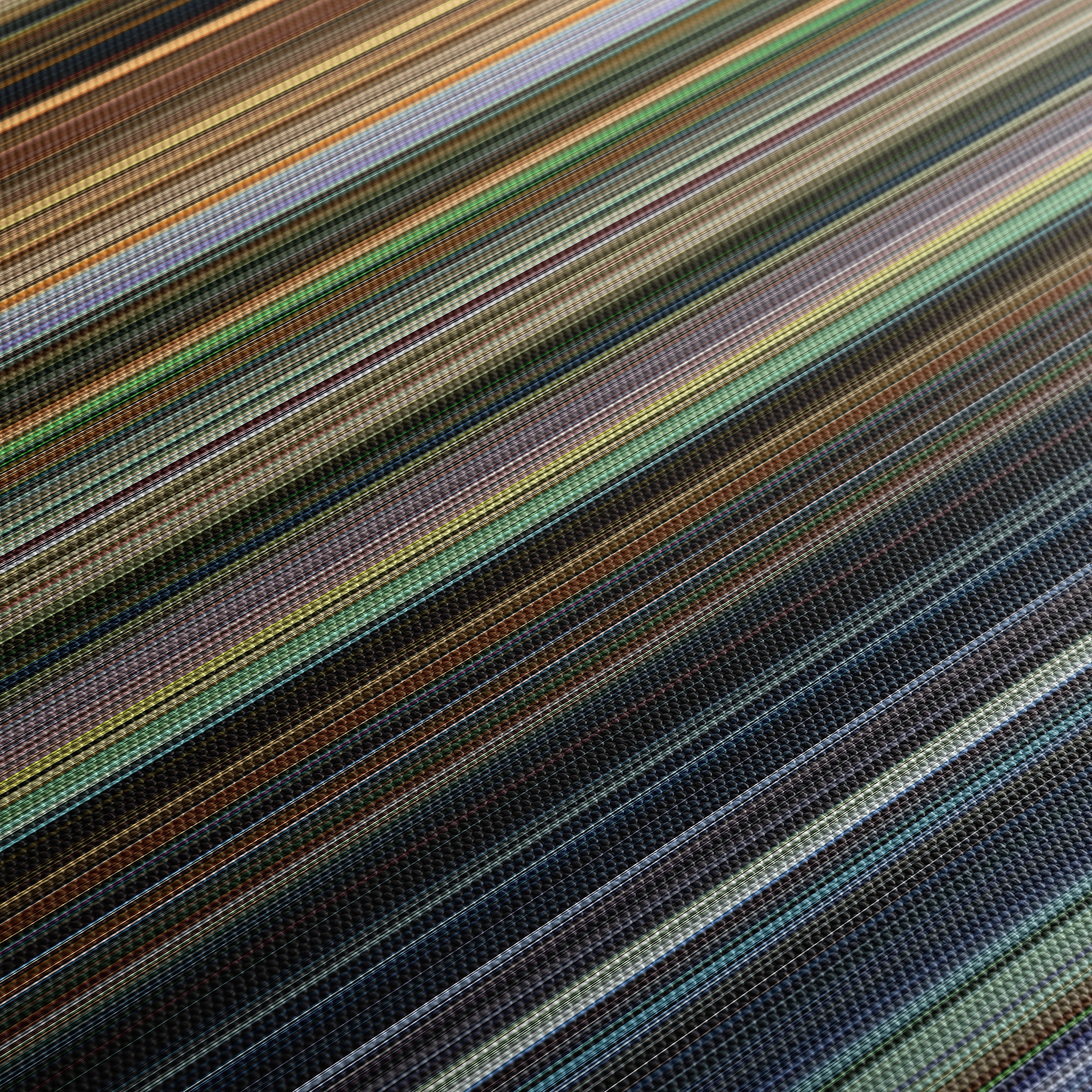 City of God (2002) CineSpectrum Color Spectrum Canvas Print - Close Up of Middle of Print