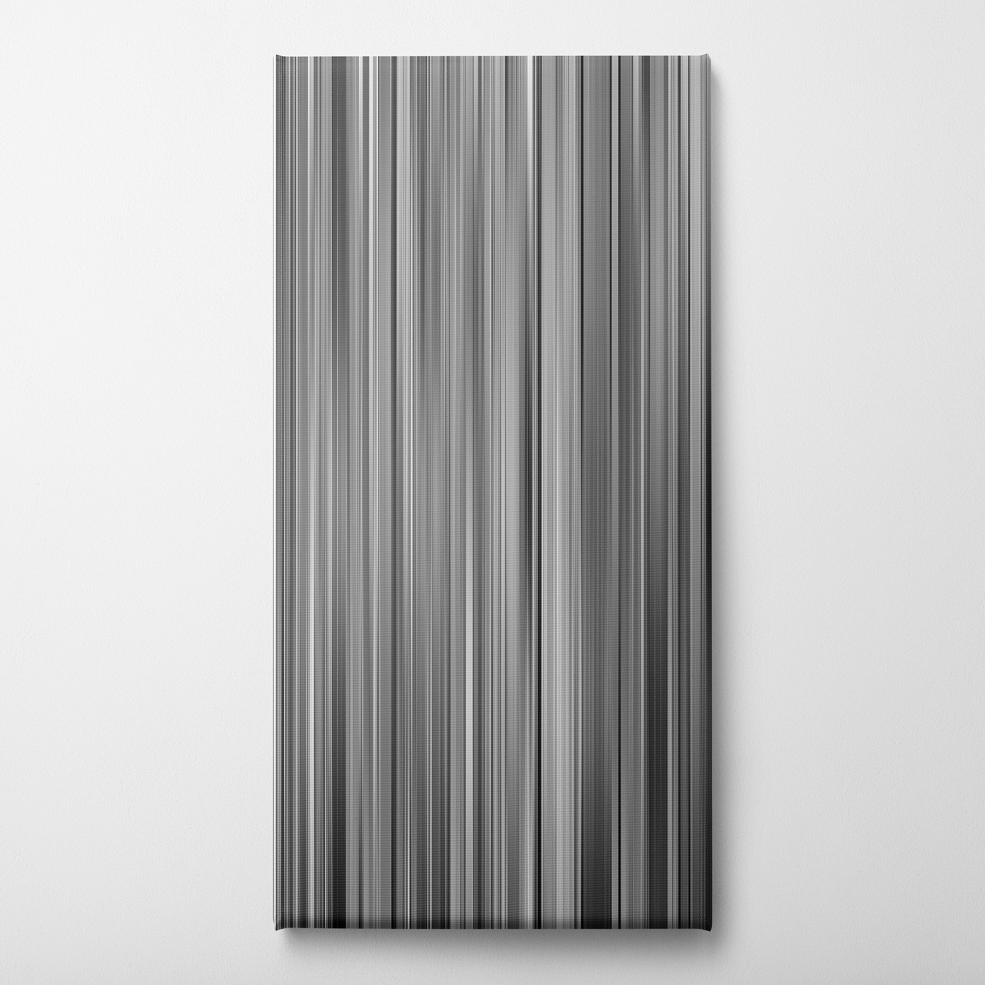 Clerks (1994) CineSpectrum Color Spectrum Canvas Print - Vertical on Wall