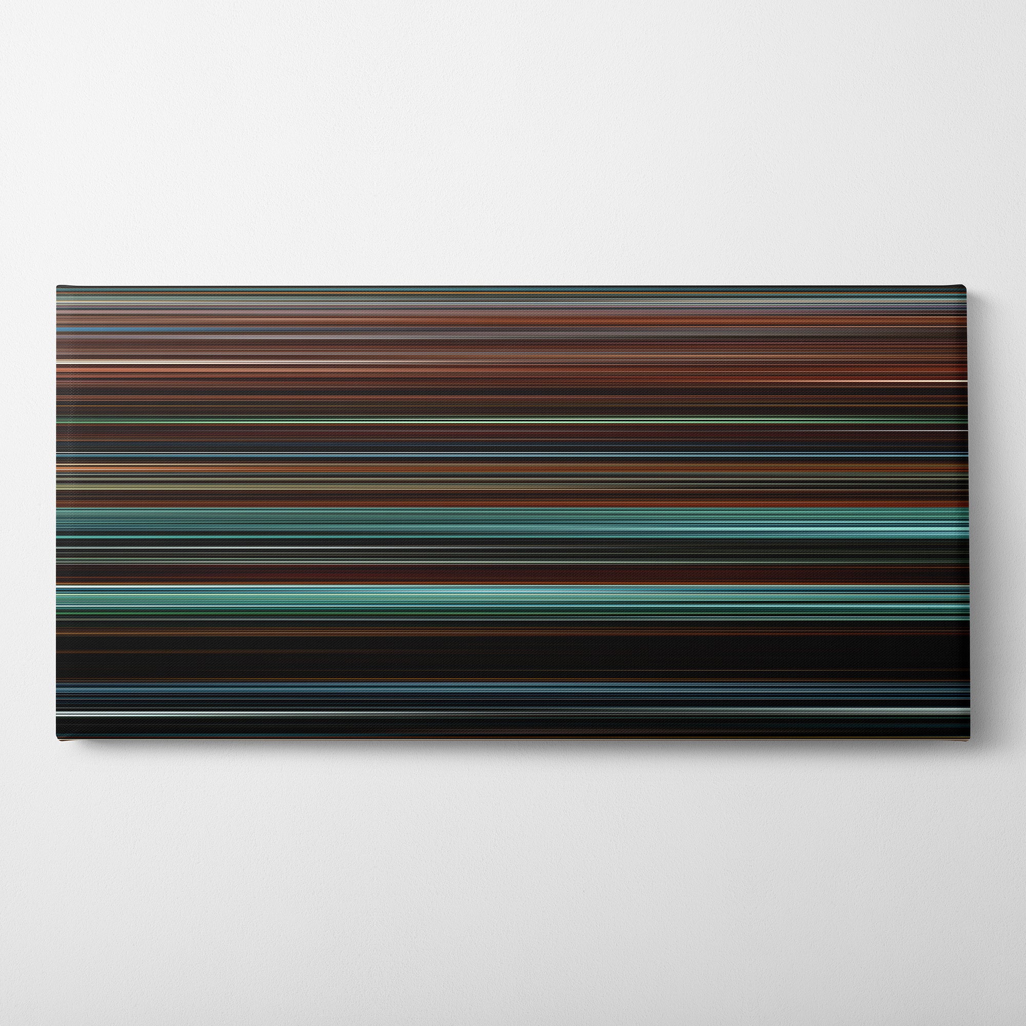 Cloverfield (2008) CineSpectrum Color Spectrum Canvas Print - Horizontal on Wall