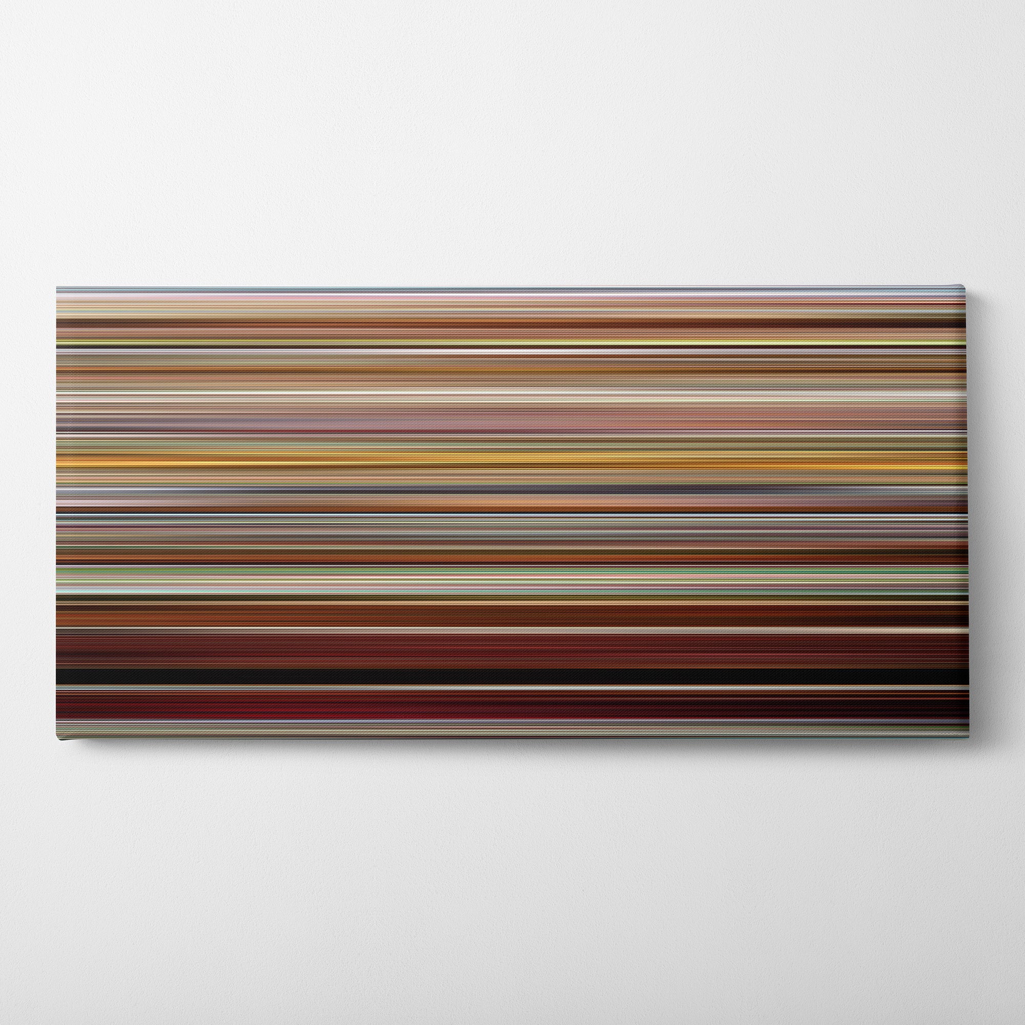 Coda (2021) CineSpectrum Color Spectrum Canvas Print - Horizontal on Wall