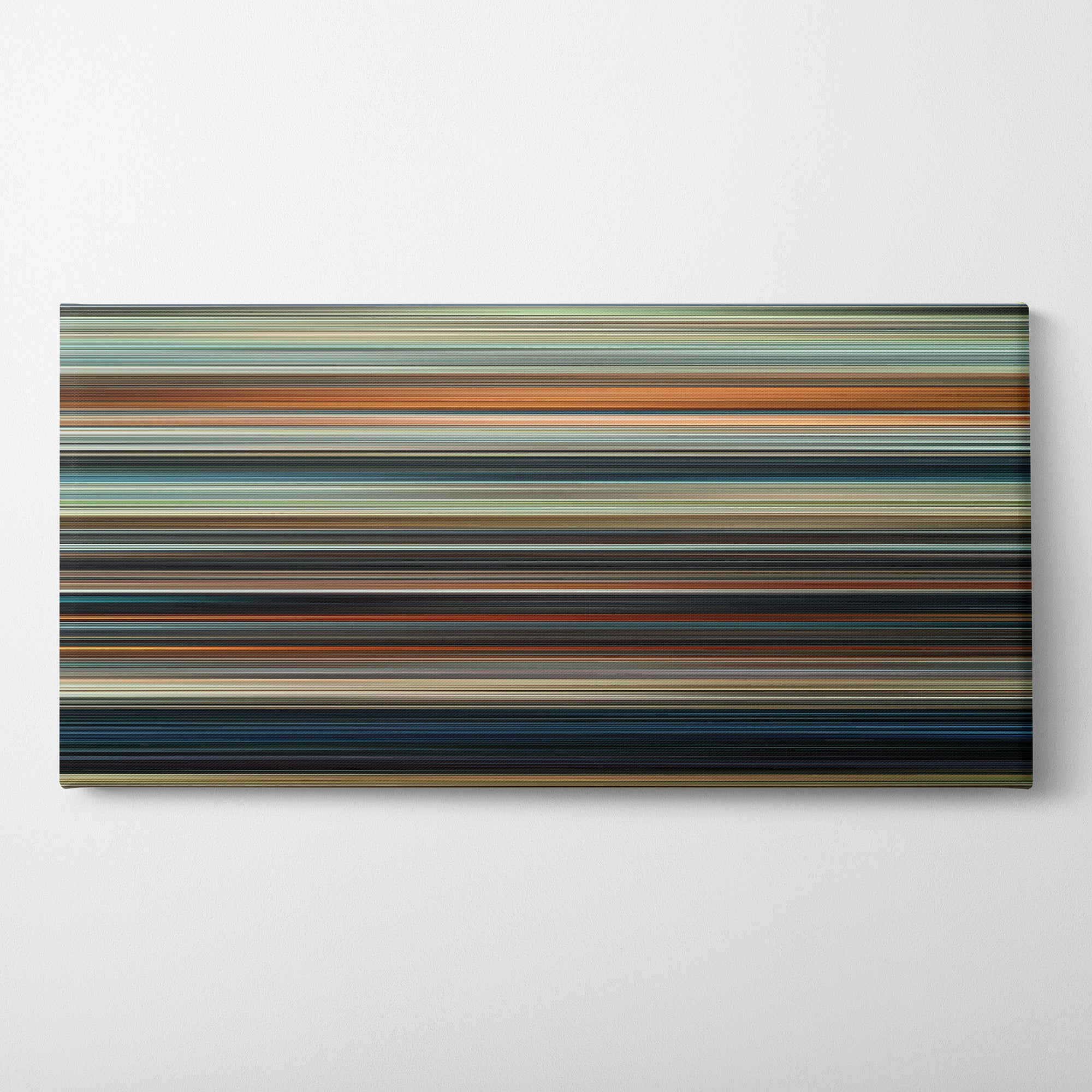 Cop Out (2010) CineSpectrum Color Spectrum Canvas Print - Horizontal on Wall