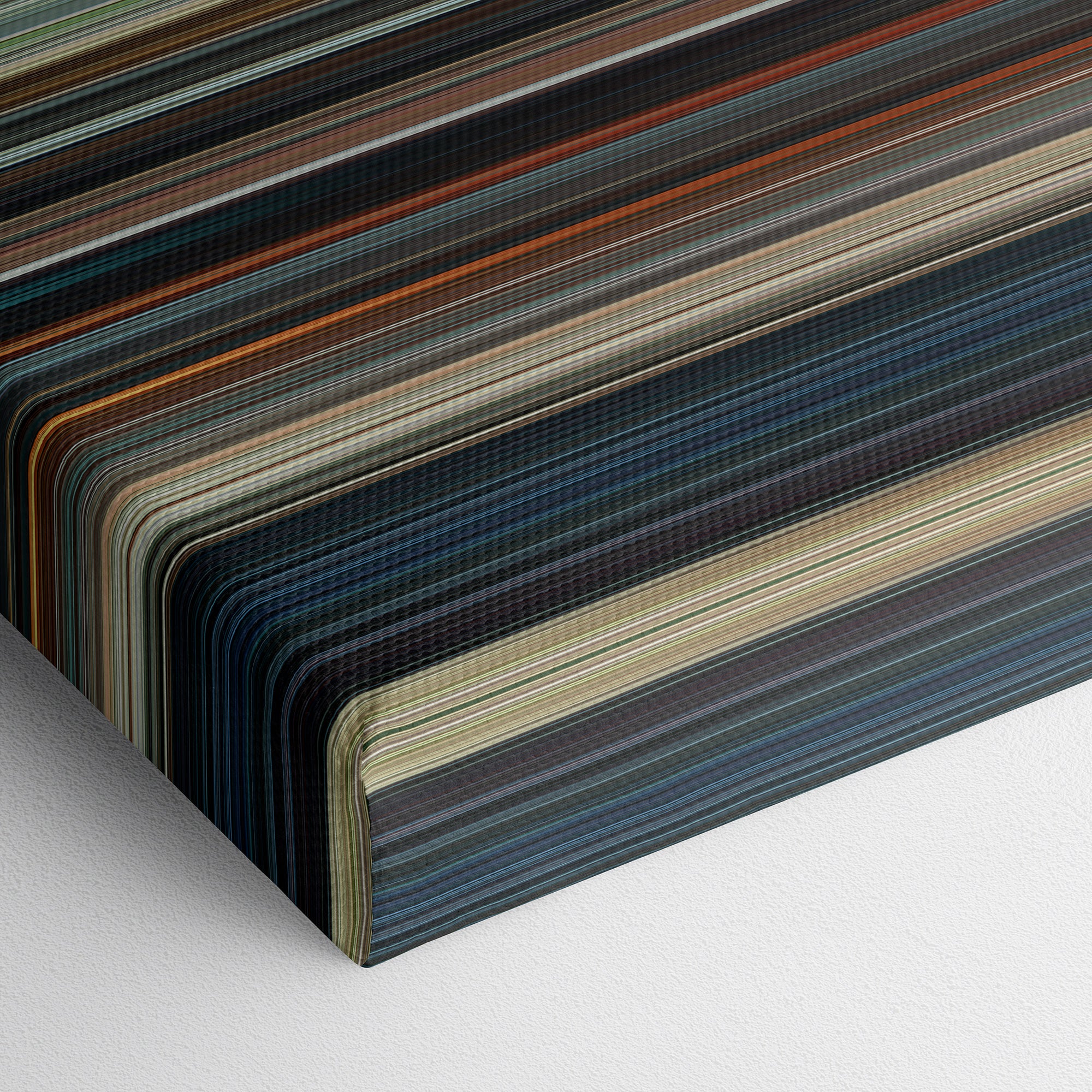 Cop Out (2010) CineSpectrum Color Spectrum Canvas Print - Close Up of Bottom of Print