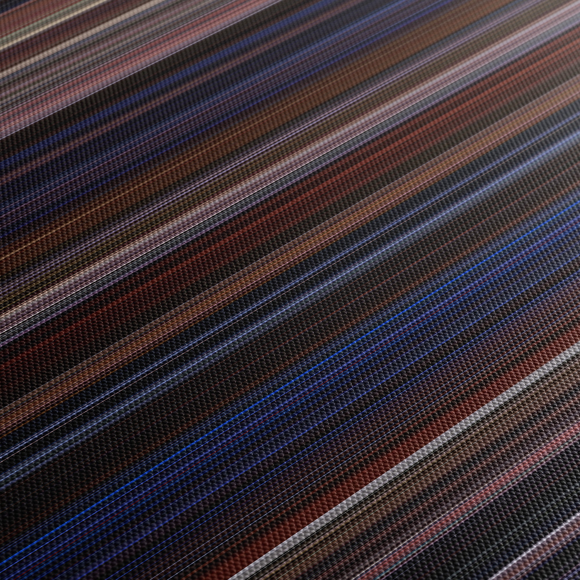 Crash (1996) CineSpectrum Color Spectrum Canvas Print - Close Up of Middle of Print