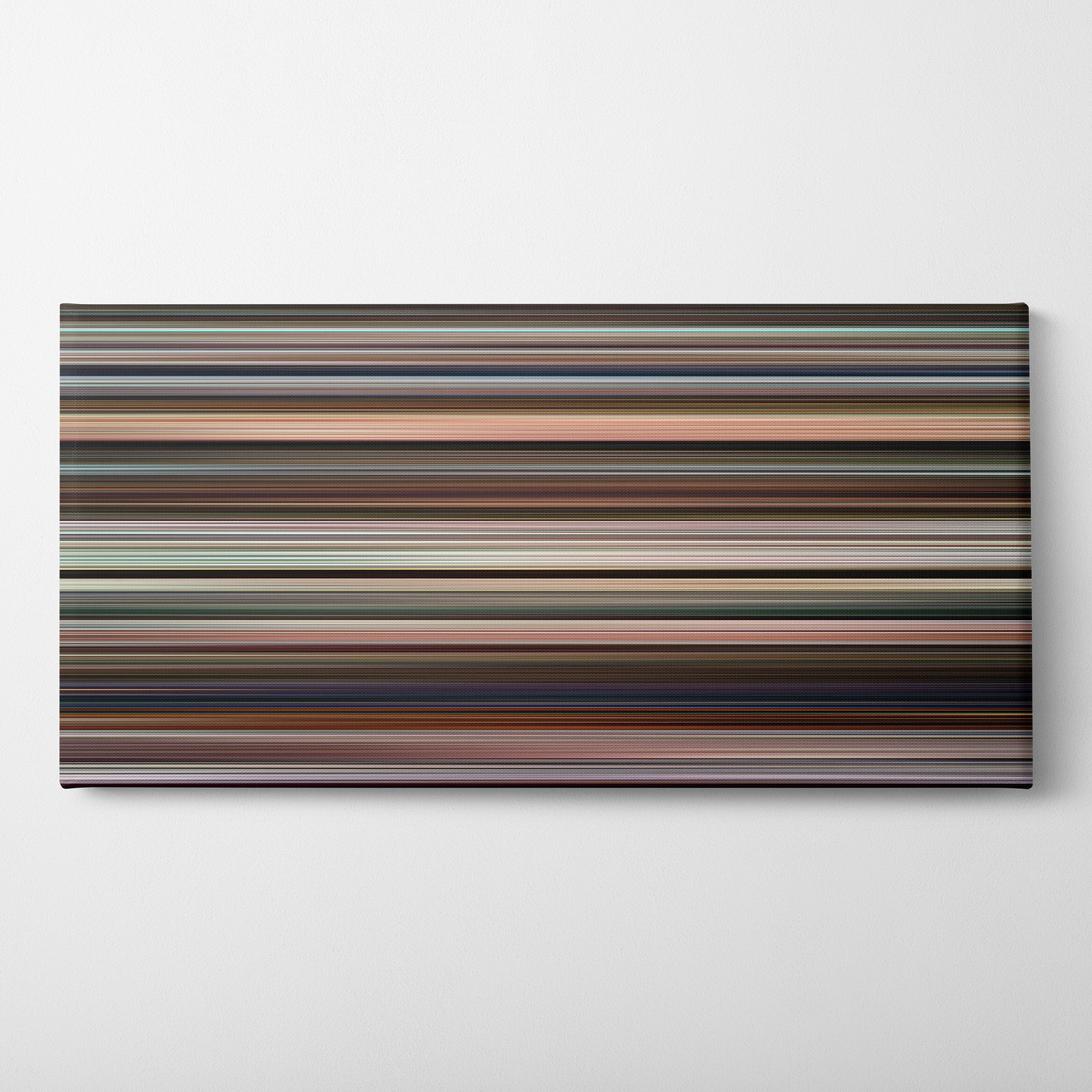 Crazy Rich Asians (2018) CineSpectrum Color Spectrum Canvas Print - Horizontal on Wall