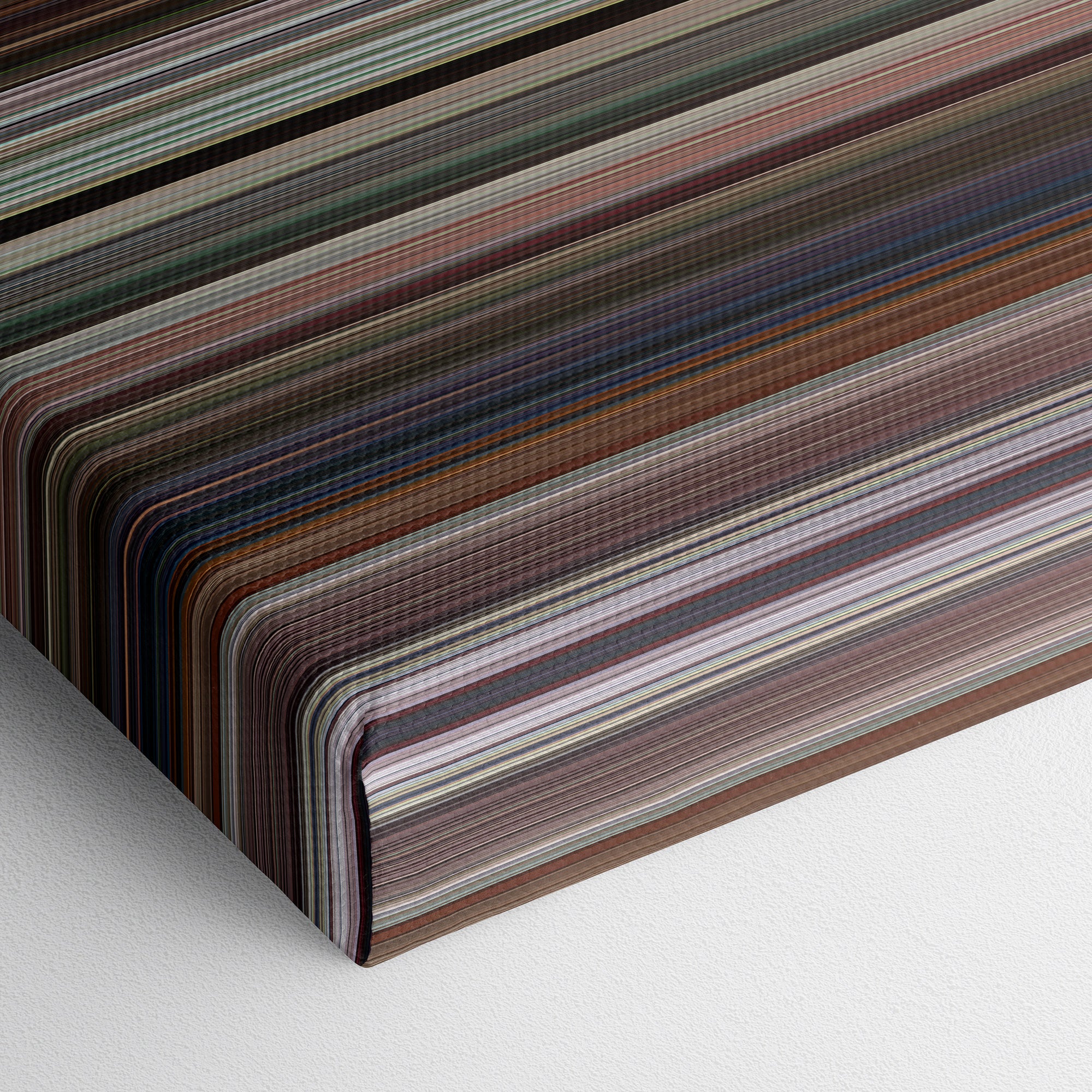 Crazy Rich Asians (2018) CineSpectrum Color Spectrum Canvas Print - Close Up of Bottom of Print