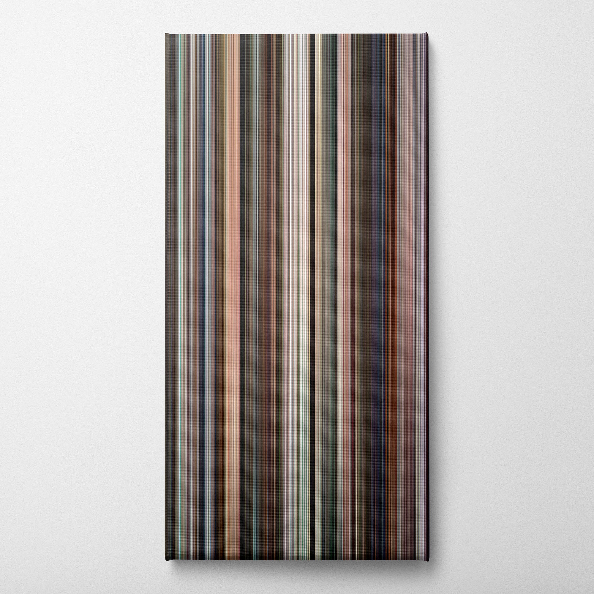 Crazy Rich Asians (2018) CineSpectrum Color Spectrum Canvas Print - Vertical on Wall