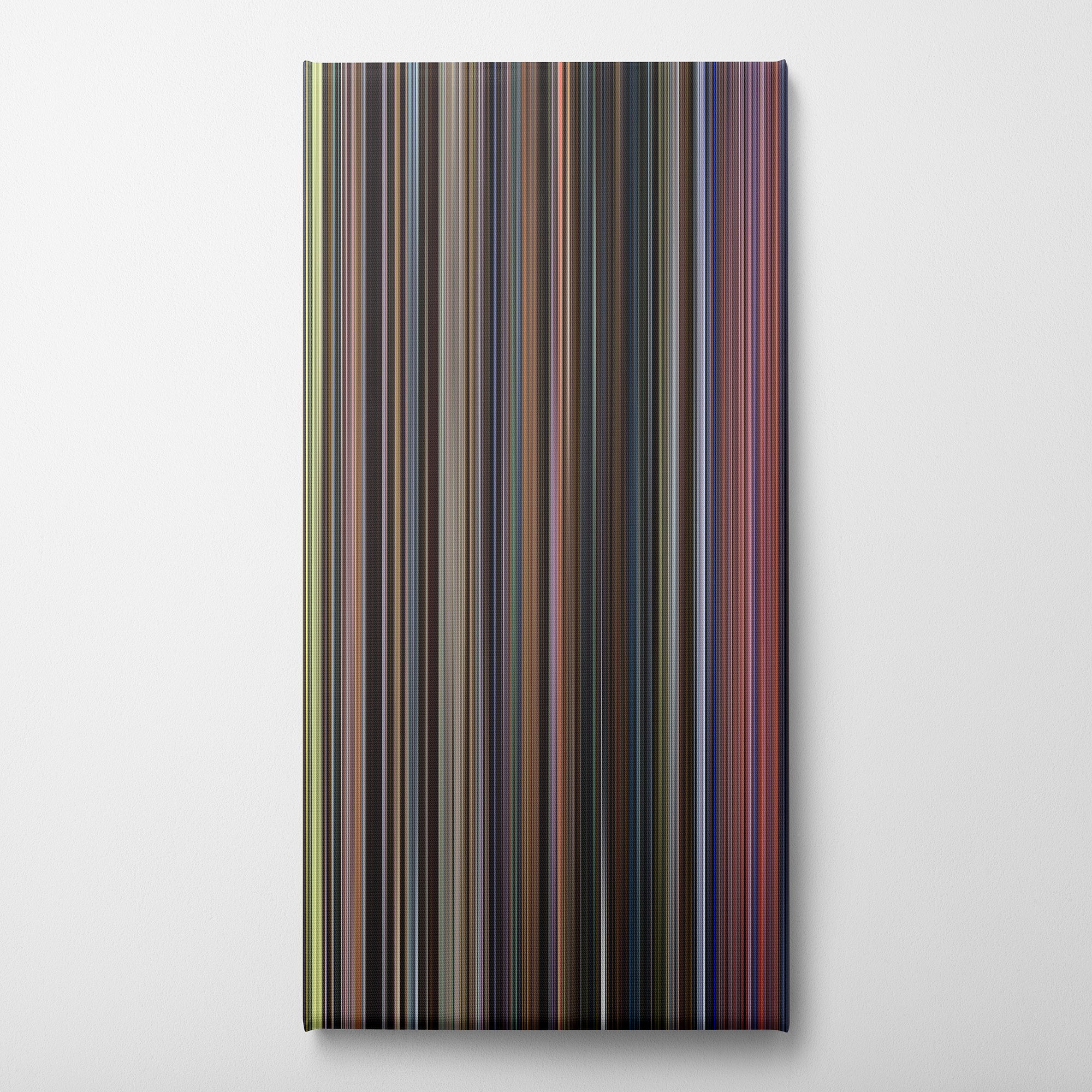 Creed (2015) CineSpectrum Color Spectrum Canvas Print - Vertical on Wall