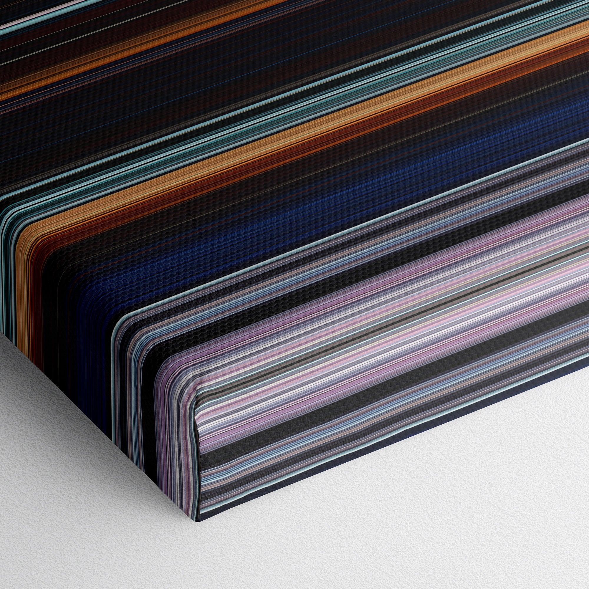 Crouching Tiger, Hidden Dragon - Sword of Destiny (2016) CineSpectrum Color Spectrum Canvas Print - Close Up of Bottom of Print