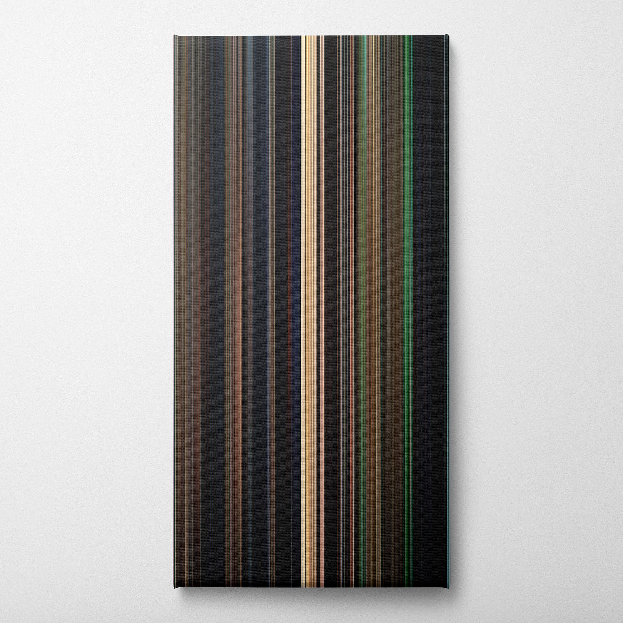 Crouching Tiger, Hidden Dragon (2000) CineSpectrum Color Spectrum Canvas Print - Vertical on Wall