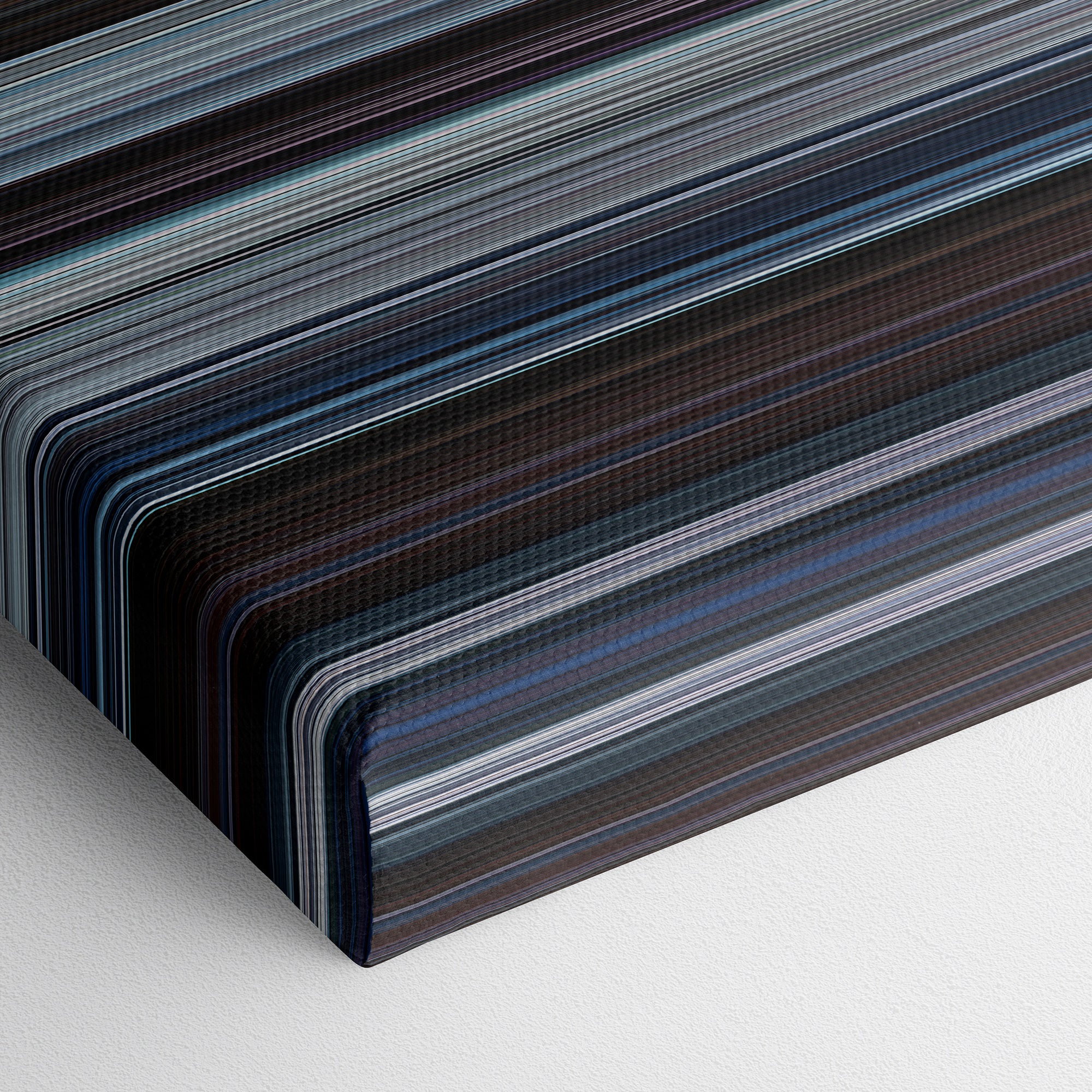 Cult of Chucky (2017) CineSpectrum Color Spectrum Canvas Print - Close Up of Bottom of Print