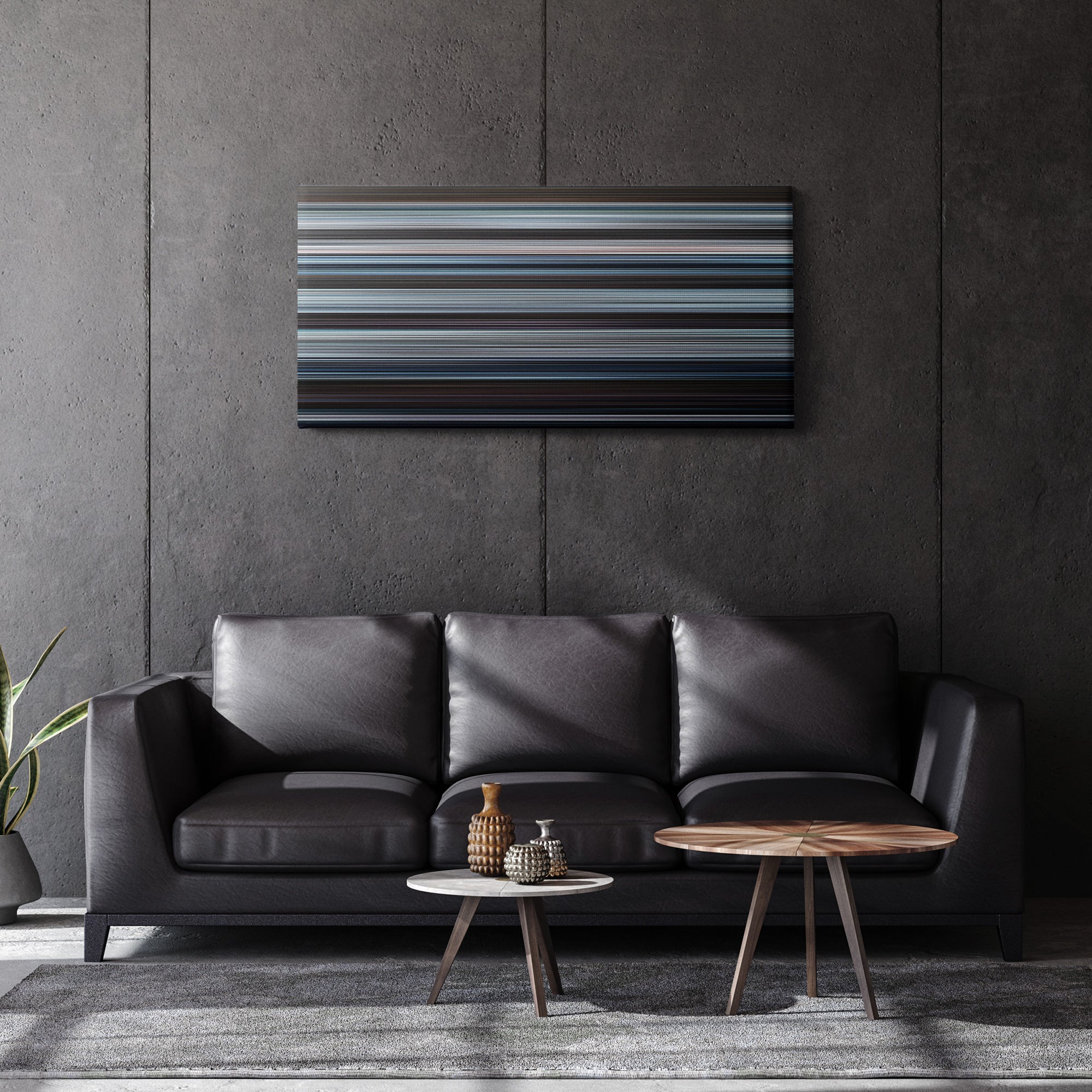 Cult of Chucky (2017) CineSpectrum Color Spectrum Canvas Print - Hanging Horizontal on Wall in Room