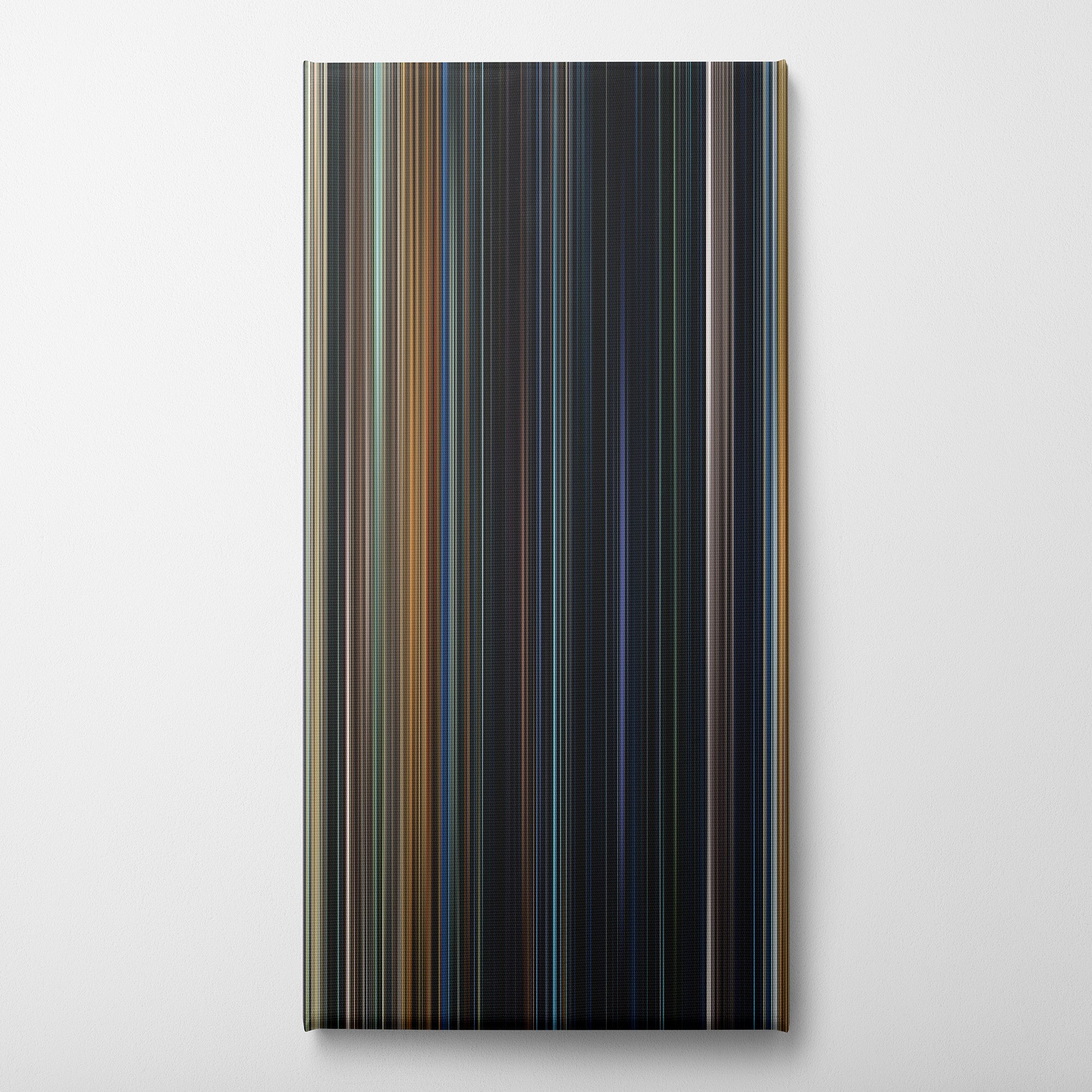 Curse of Chucky (2013) CineSpectrum Color Spectrum Canvas Print - Vertical on Wall