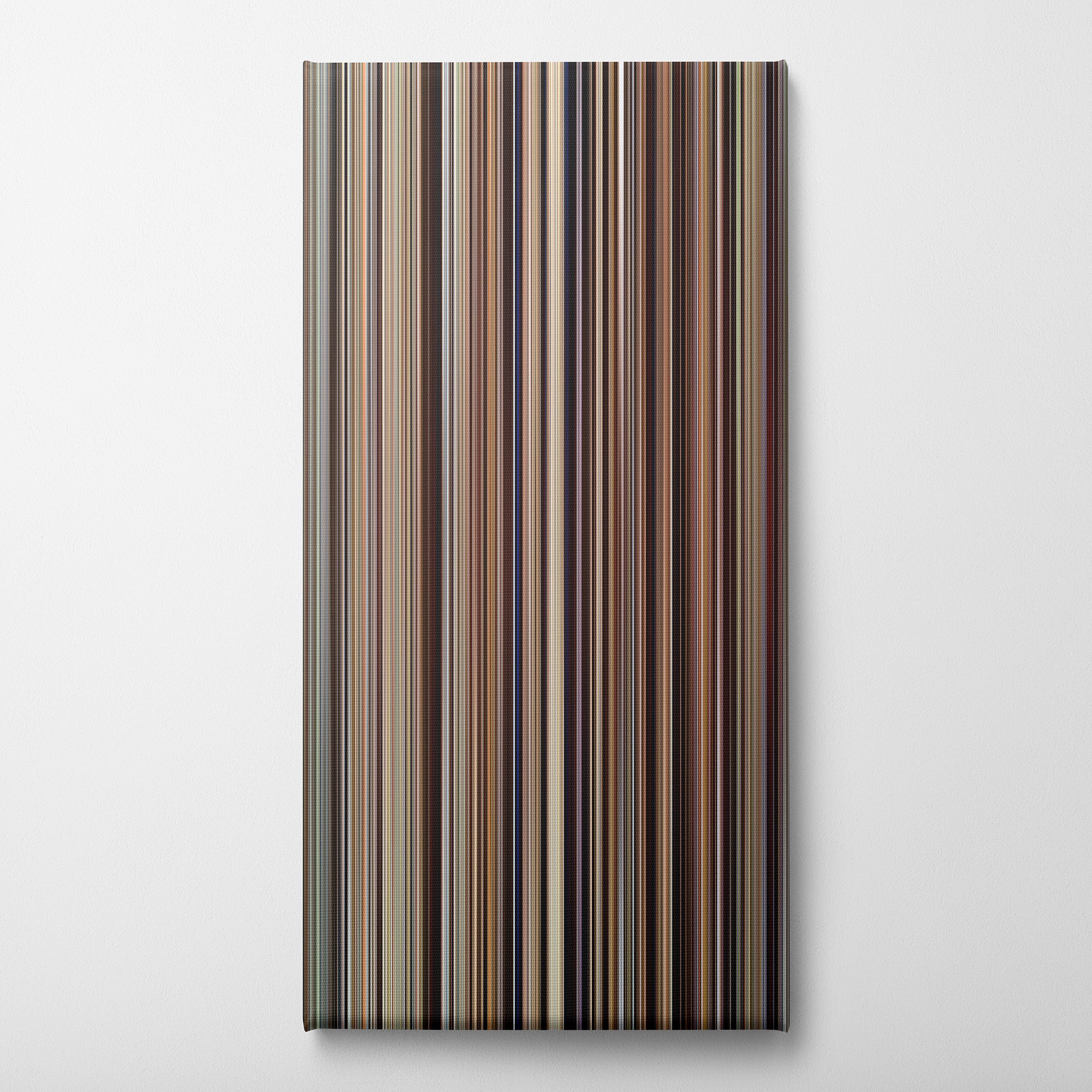 Dances with Wolves (1990) CineSpectrum Color Spectrum Canvas Print - Vertical on Wall