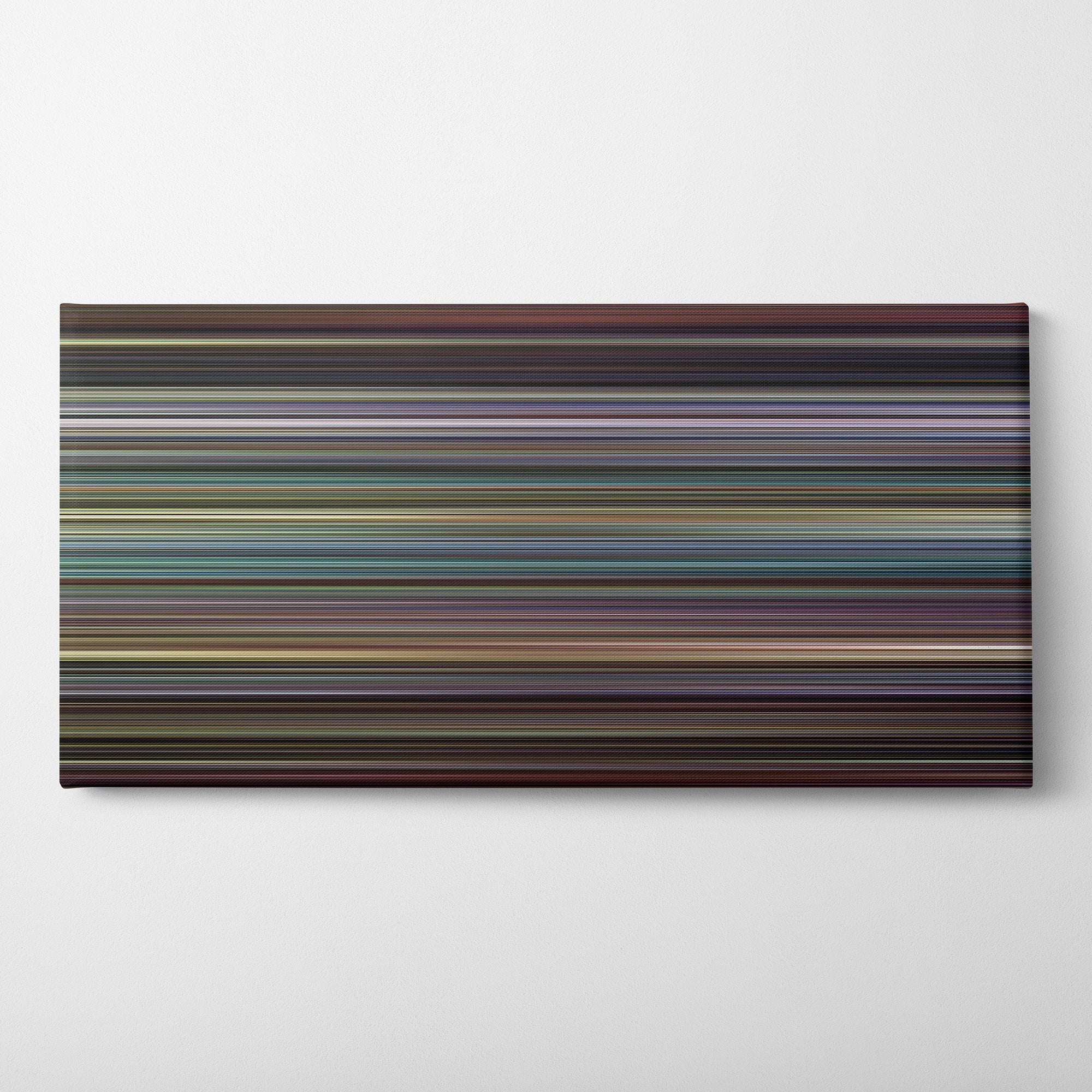 Dawn of the Dead (1978) CineSpectrum Color Spectrum Canvas Print - Horizontal on Wall