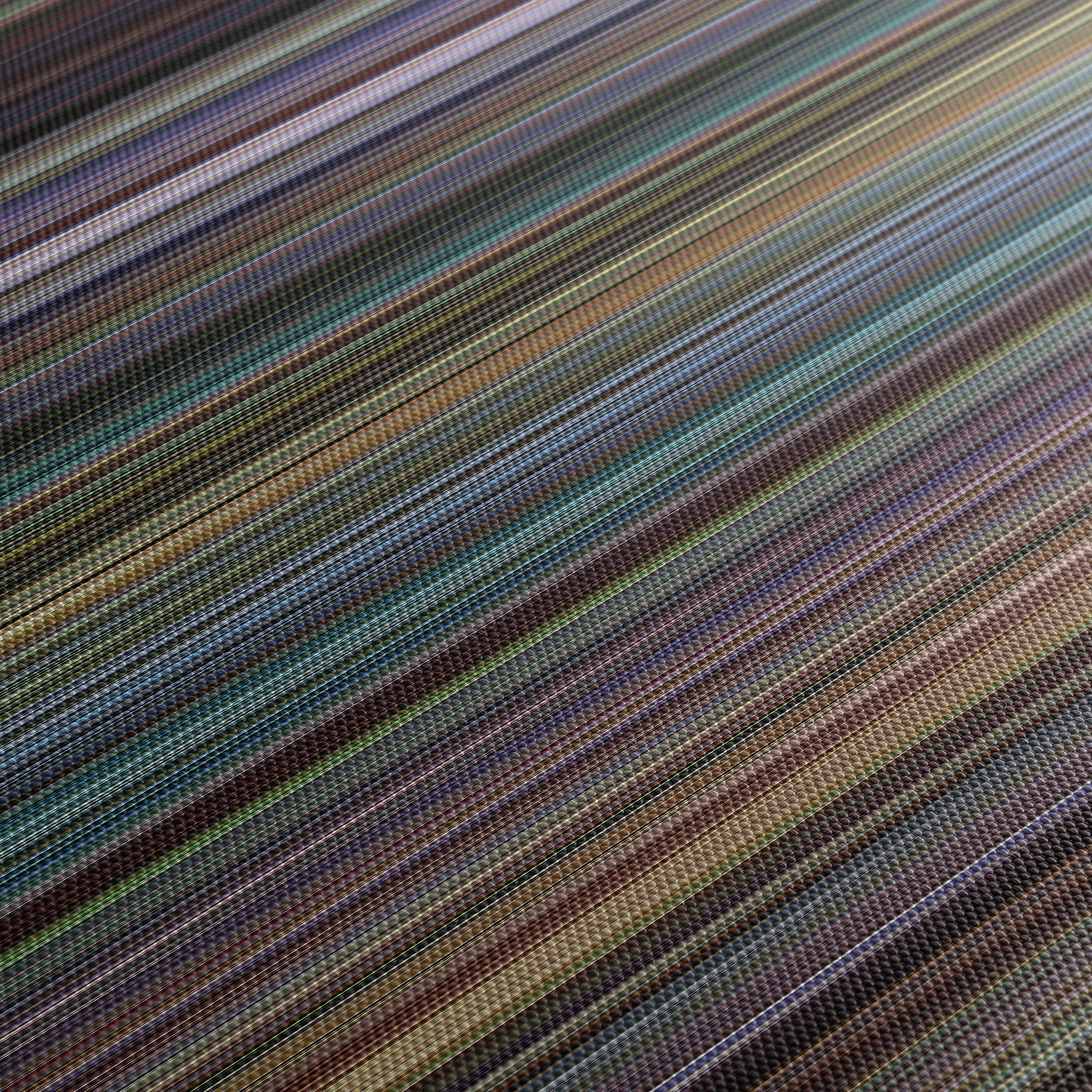 Dawn of the Dead (1978) CineSpectrum Color Spectrum Canvas Print - Close Up of Middle of Print