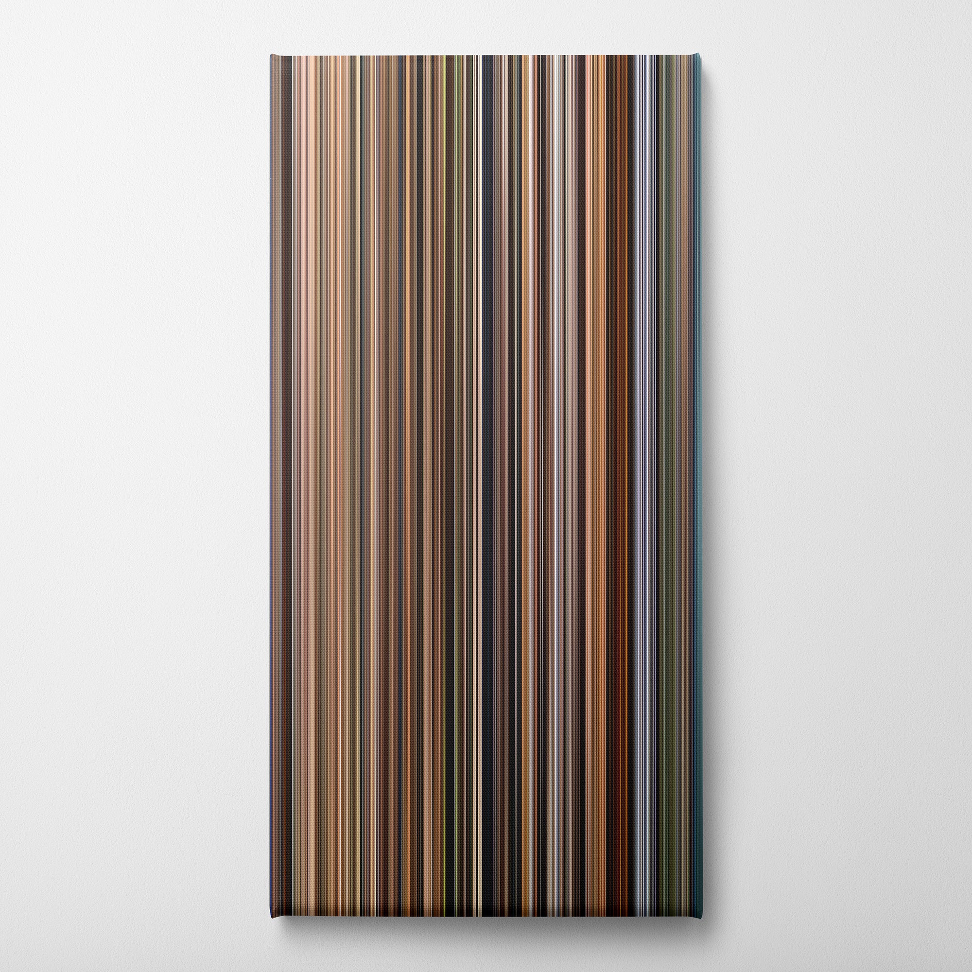 Days of Heaven (1978) CineSpectrum Color Spectrum Canvas Print - Vertical on Wall