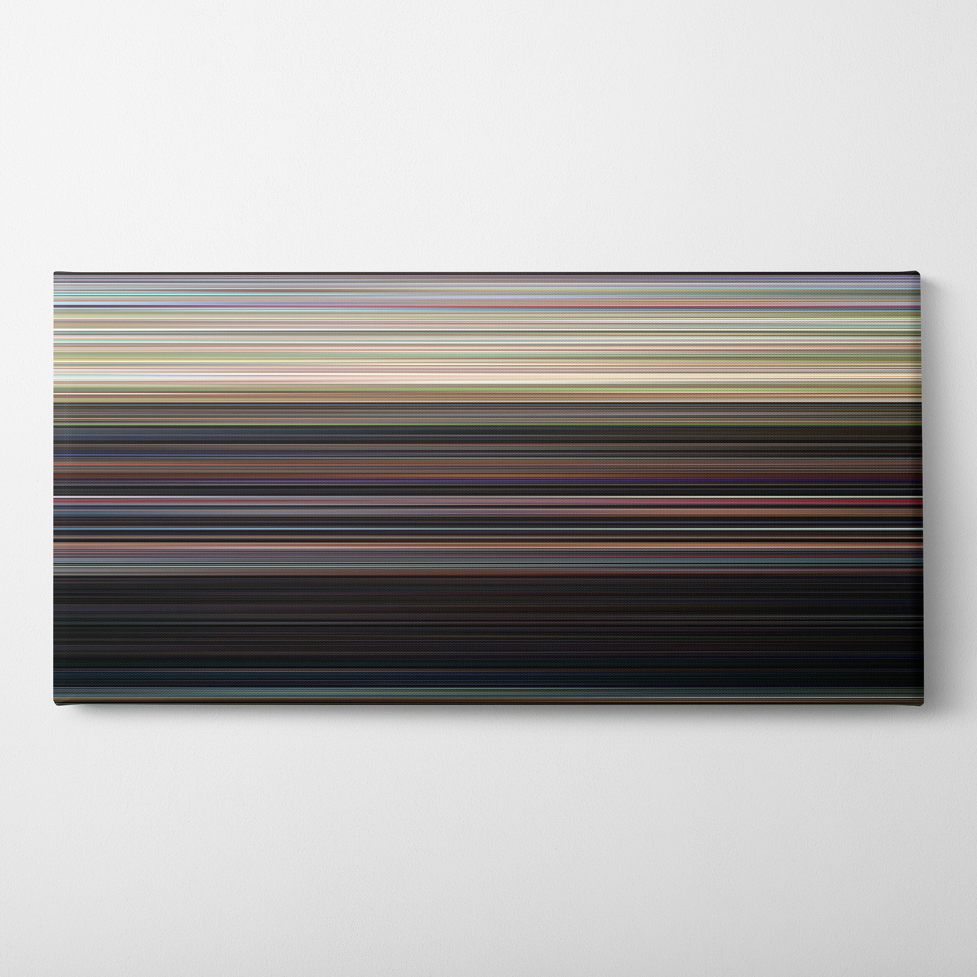 Dazed and Confused (1993) CineSpectrum Color Spectrum Canvas Print - Horizontal on Wall
