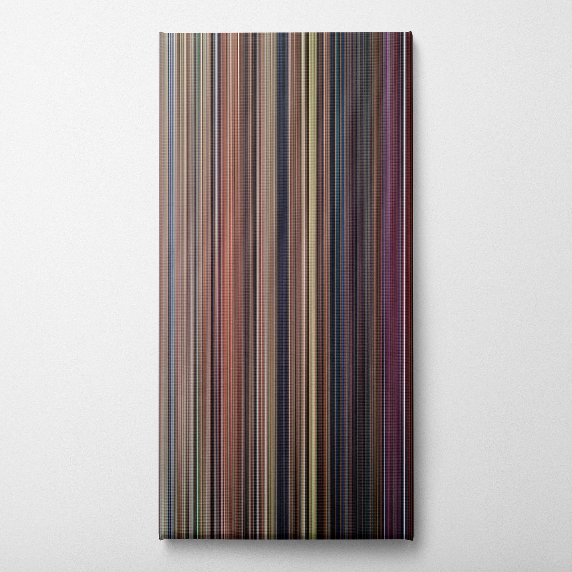 Dead Alive (1992) CineSpectrum Color Spectrum Canvas Print - Vertical on Wall