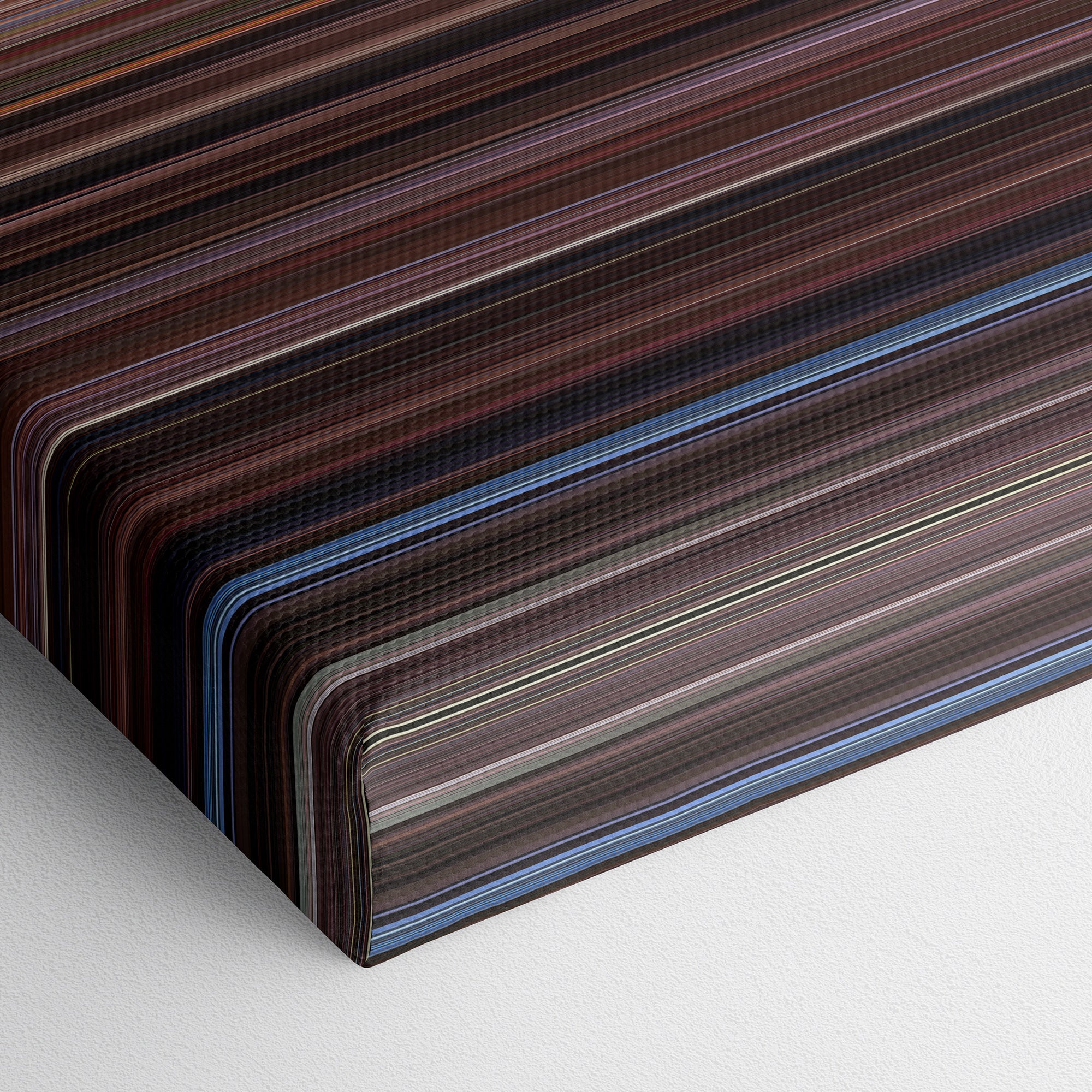 Dead Poets Society (1989) CineSpectrum Color Spectrum Canvas Print - Close Up of Bottom of Print