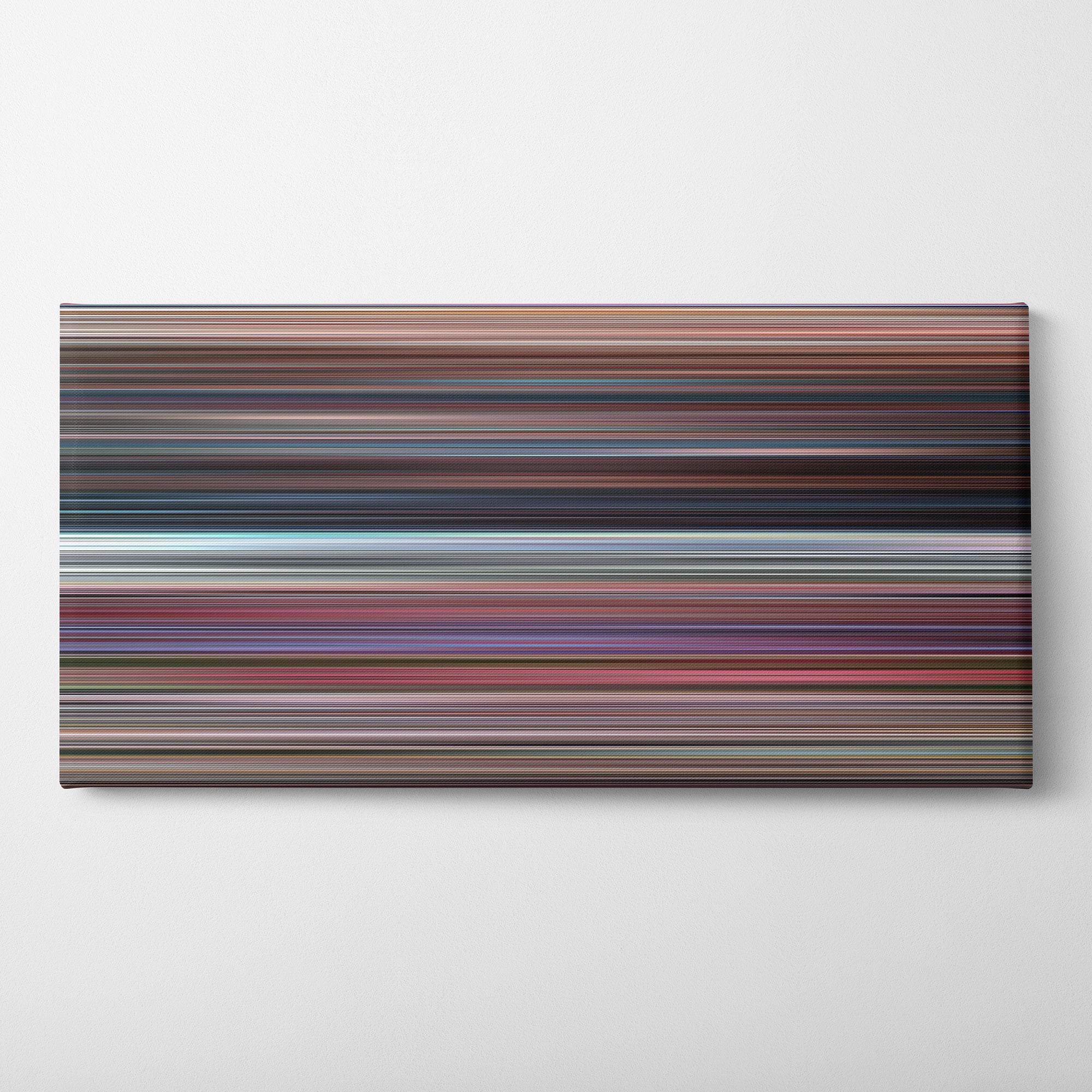 Death Proof (2007) CineSpectrum Color Spectrum Canvas Print - Horizontal on Wall