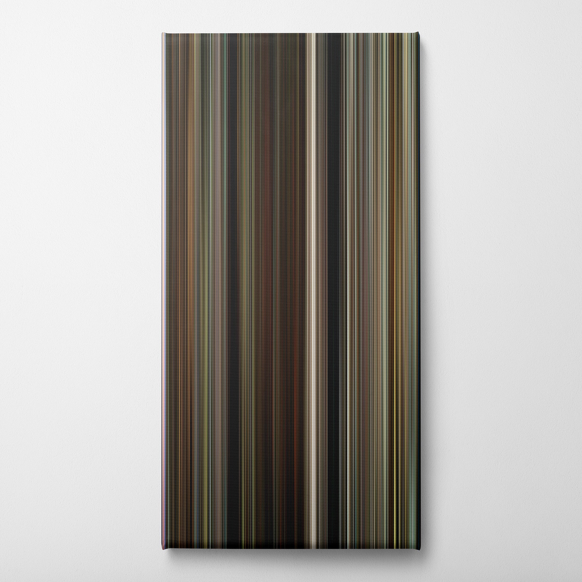 Deliverance (1972) CineSpectrum Color Spectrum Canvas Print - Vertical on Wall
