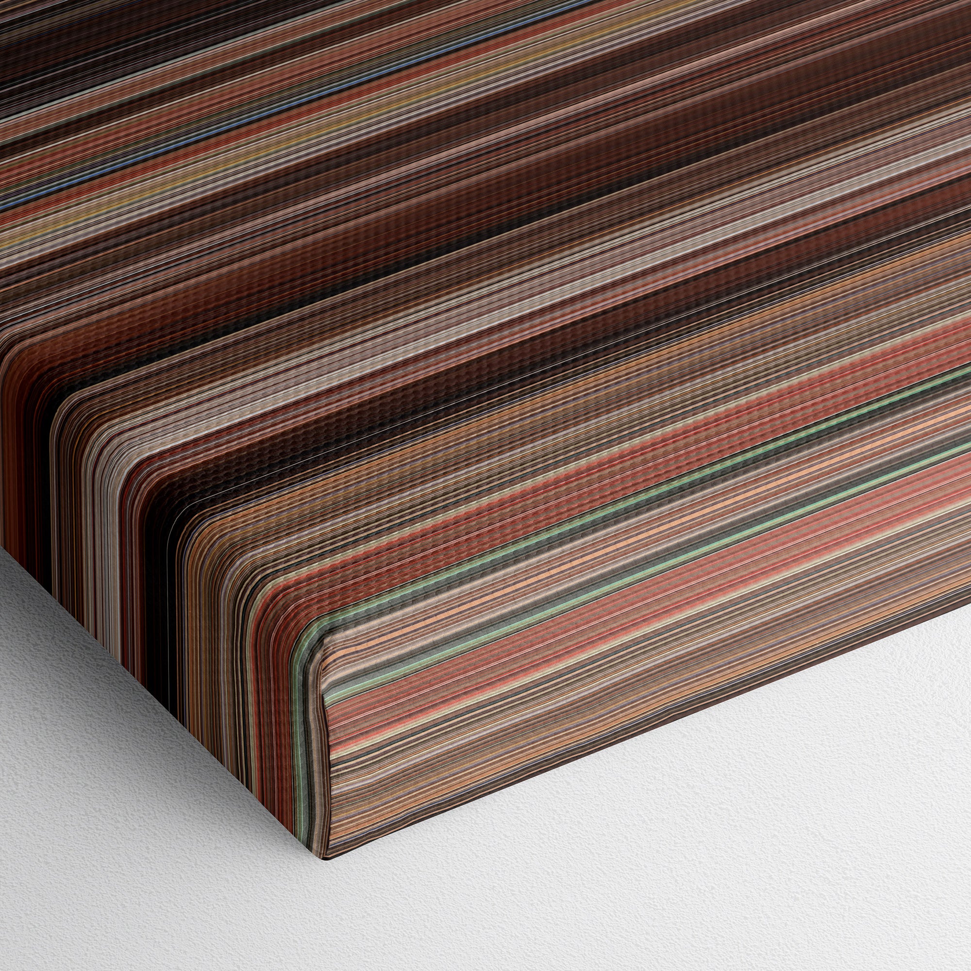 Desperado (1995) CineSpectrum Color Spectrum Canvas Print - Close Up of Bottom of Print