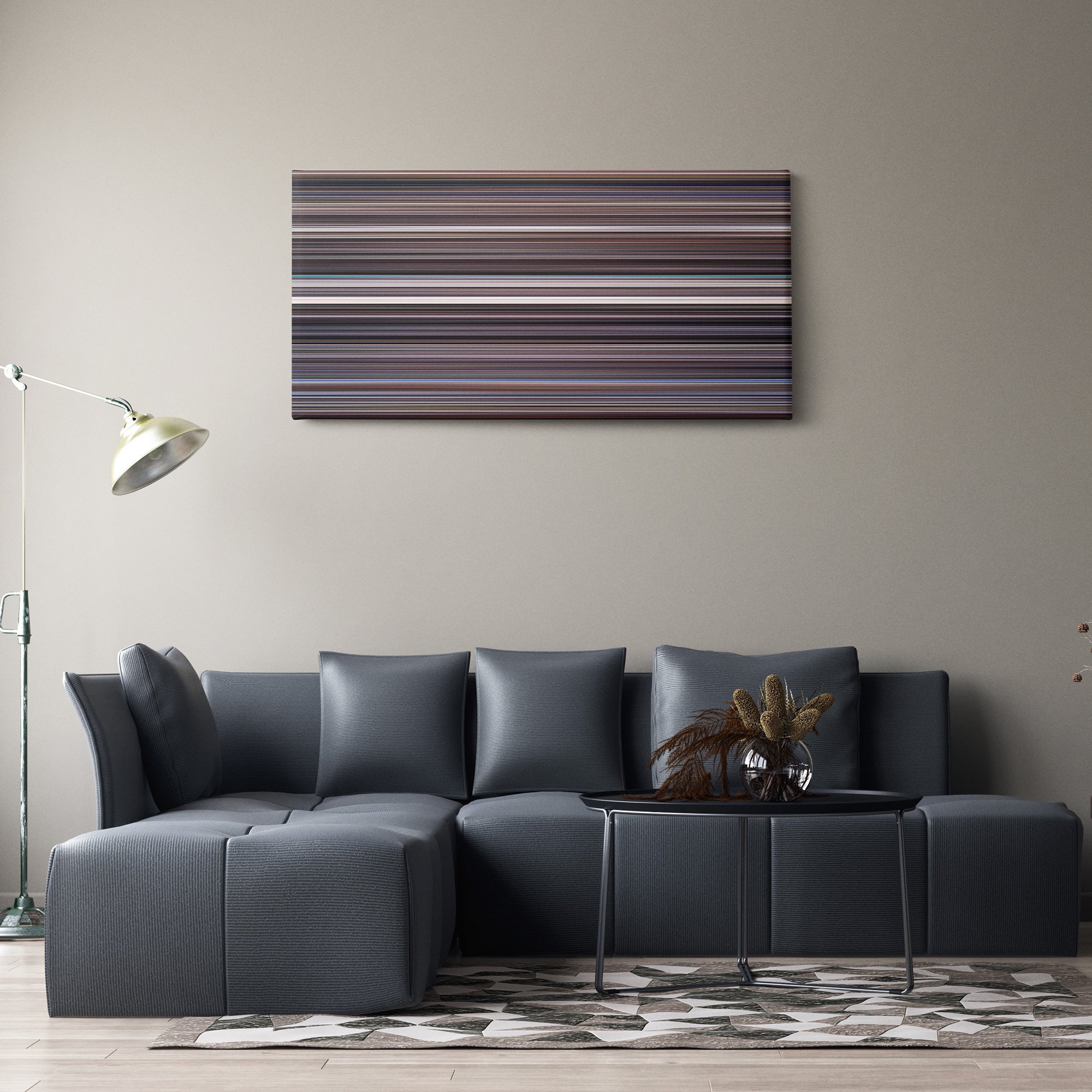 Diamonds Are Forever (1971) CineSpectrum Color Spectrum Canvas Print - Hanging Horizontal on Wall in Room